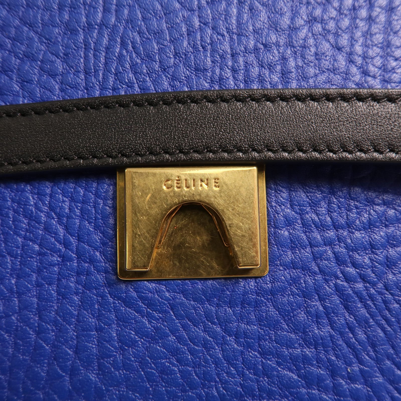 CELINE 牛皮皮革Belt Bag金扣手挽肩背兩用袋