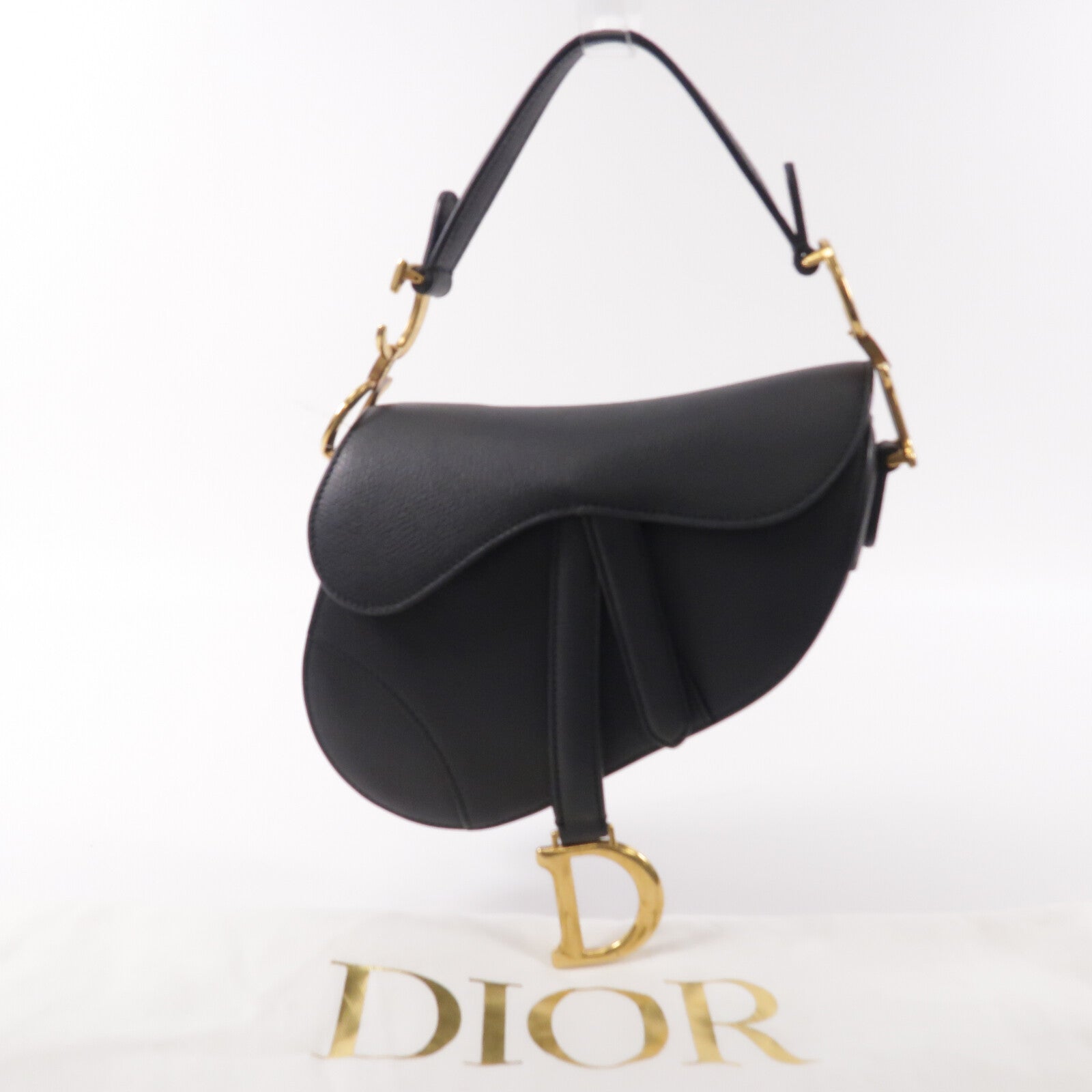 Dior 牛皮皮革Saddle Mini手挽肩背兩用袋