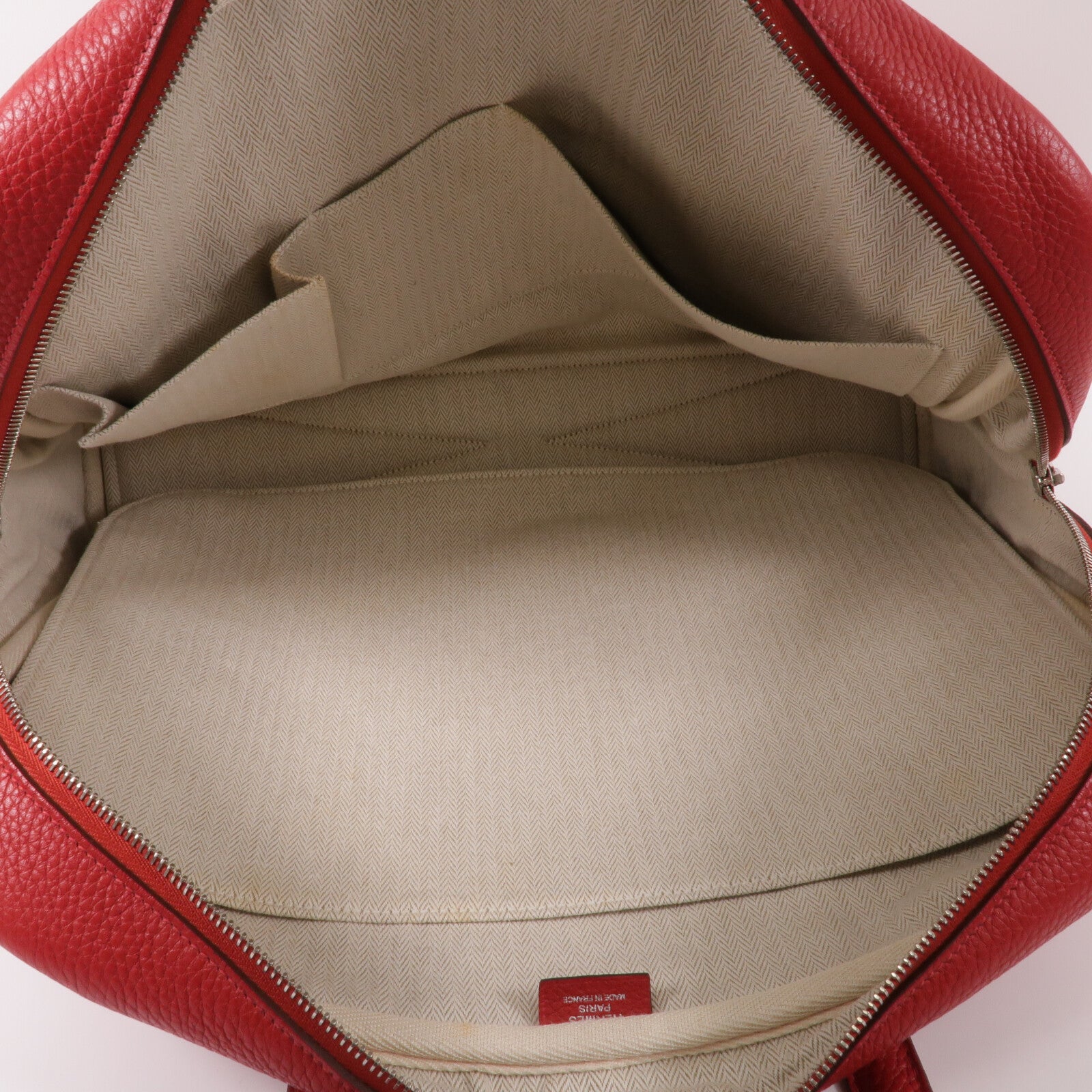 HERMES Clemence皮革Victoria 40手挽袋Rough Casaque