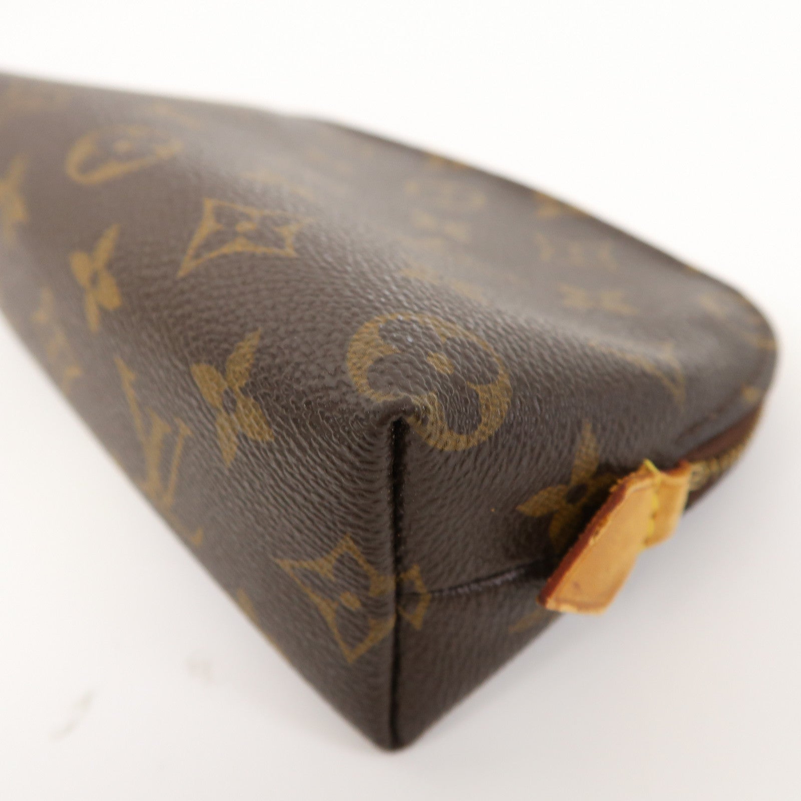 LOUIS VUITTON Monogram Cosmetic Pouch PM金扣手拿包啡色