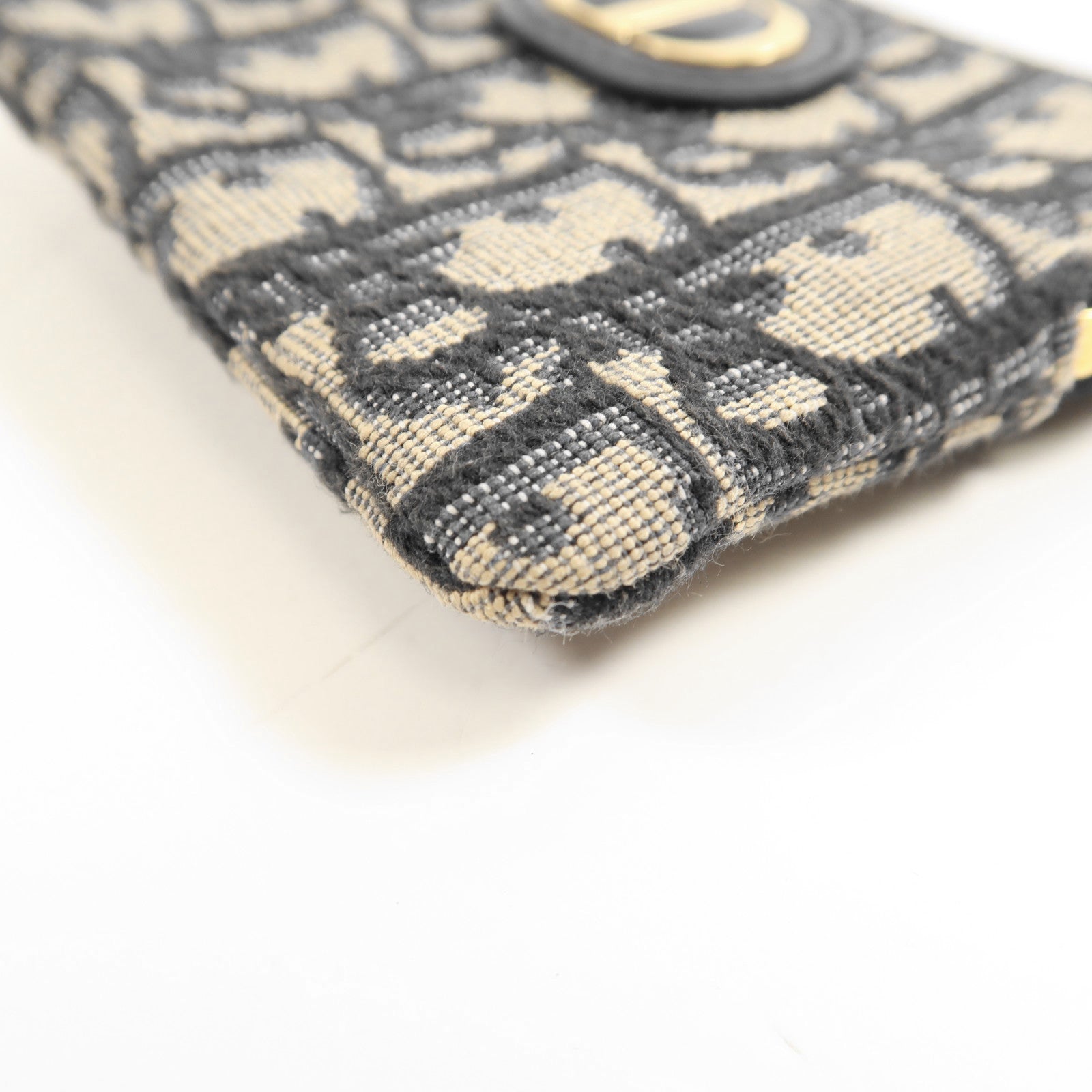 Dior 帆布Wallet金扣錢包