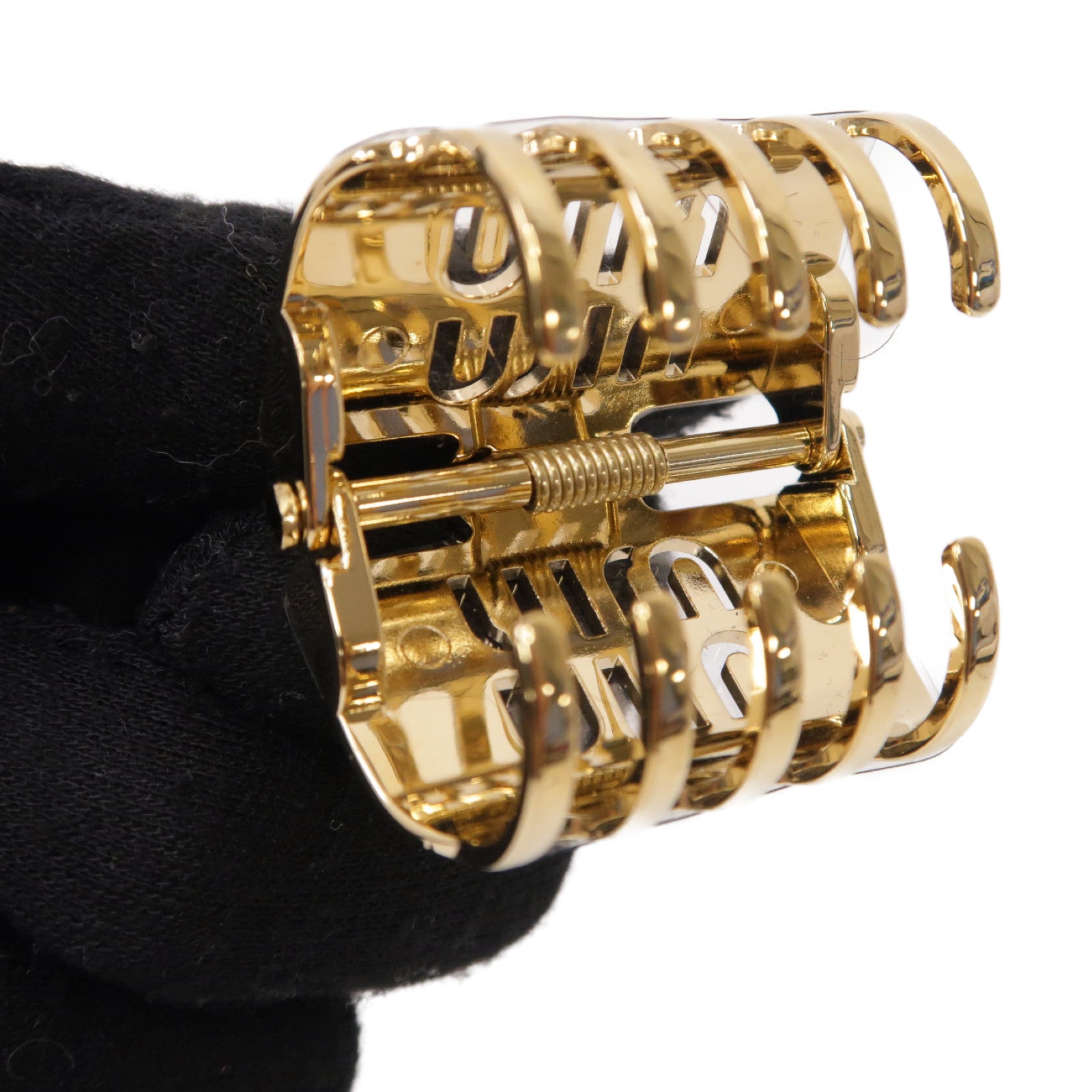 Miu Miu 金屬Hair Clip髮夾金色