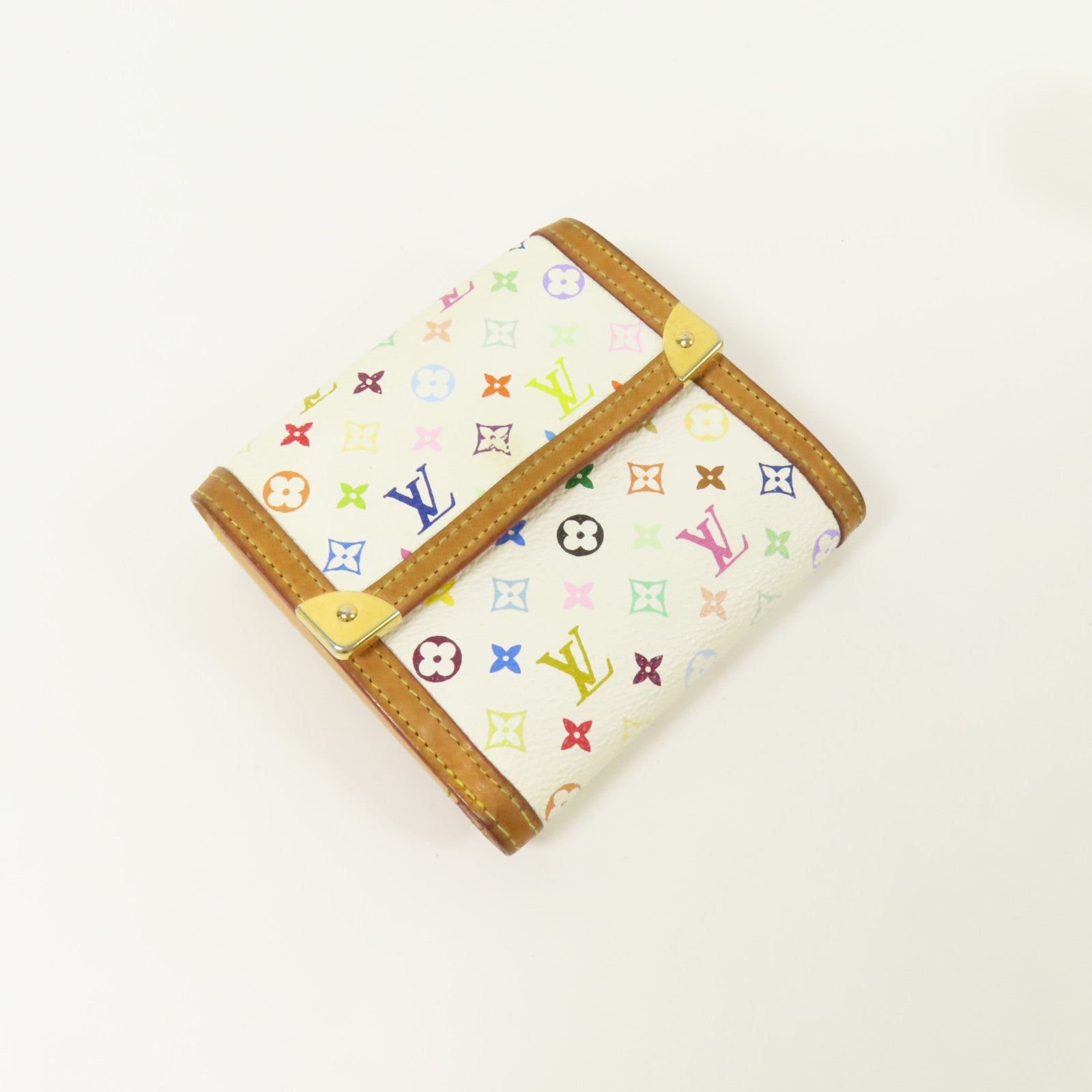 LOUIS VUITTON 【激減優惠】Monogram Multicolore Porte Monnaie金扣錢包