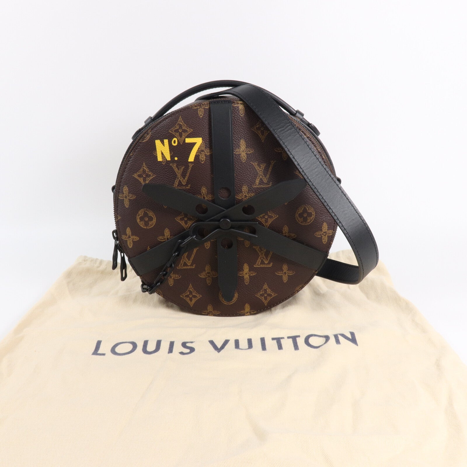 LOUIS VUITTON Monogram Wheel Box手挽肩背兩用袋