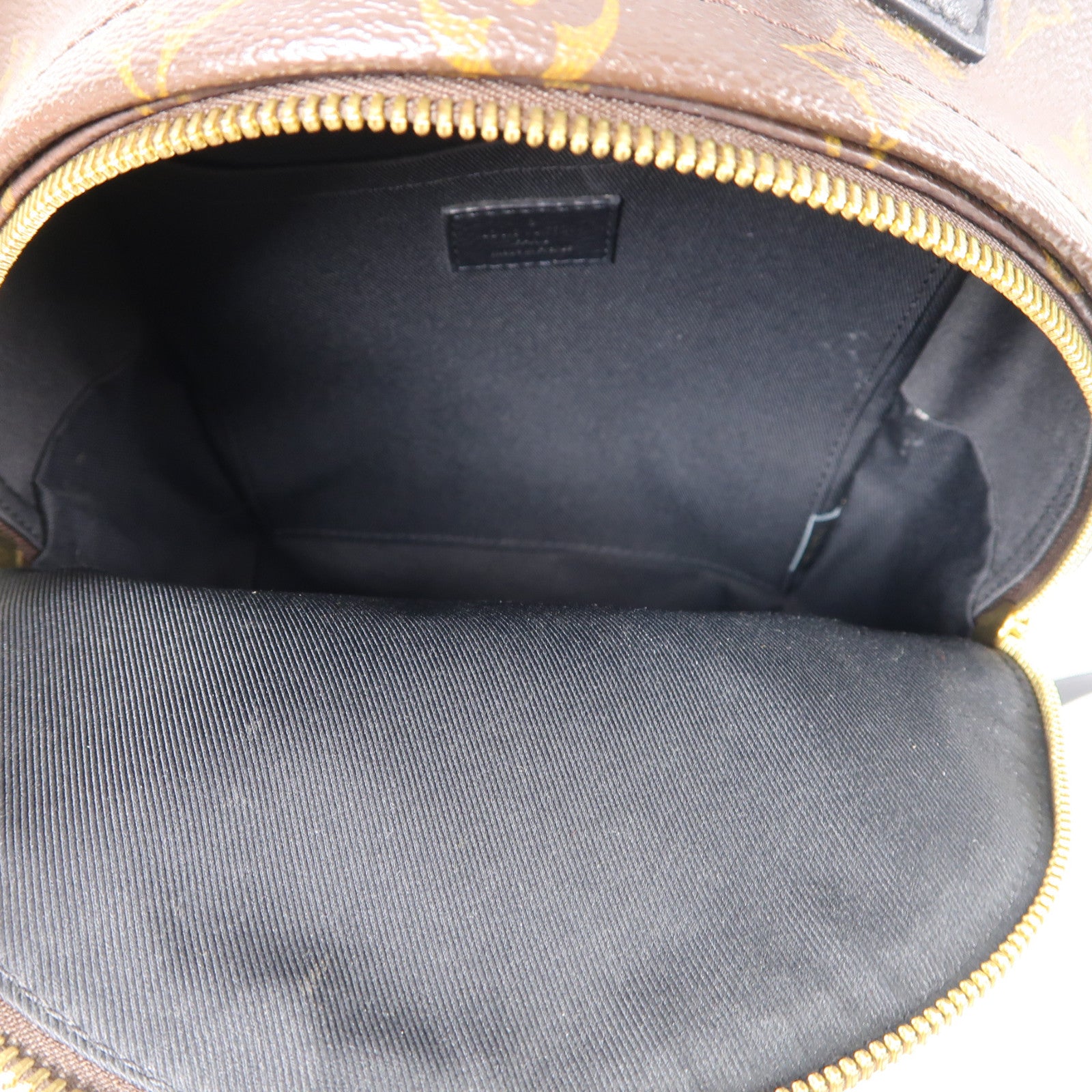 LOUIS VUITTON Monogram Springs MM金扣背包啡色