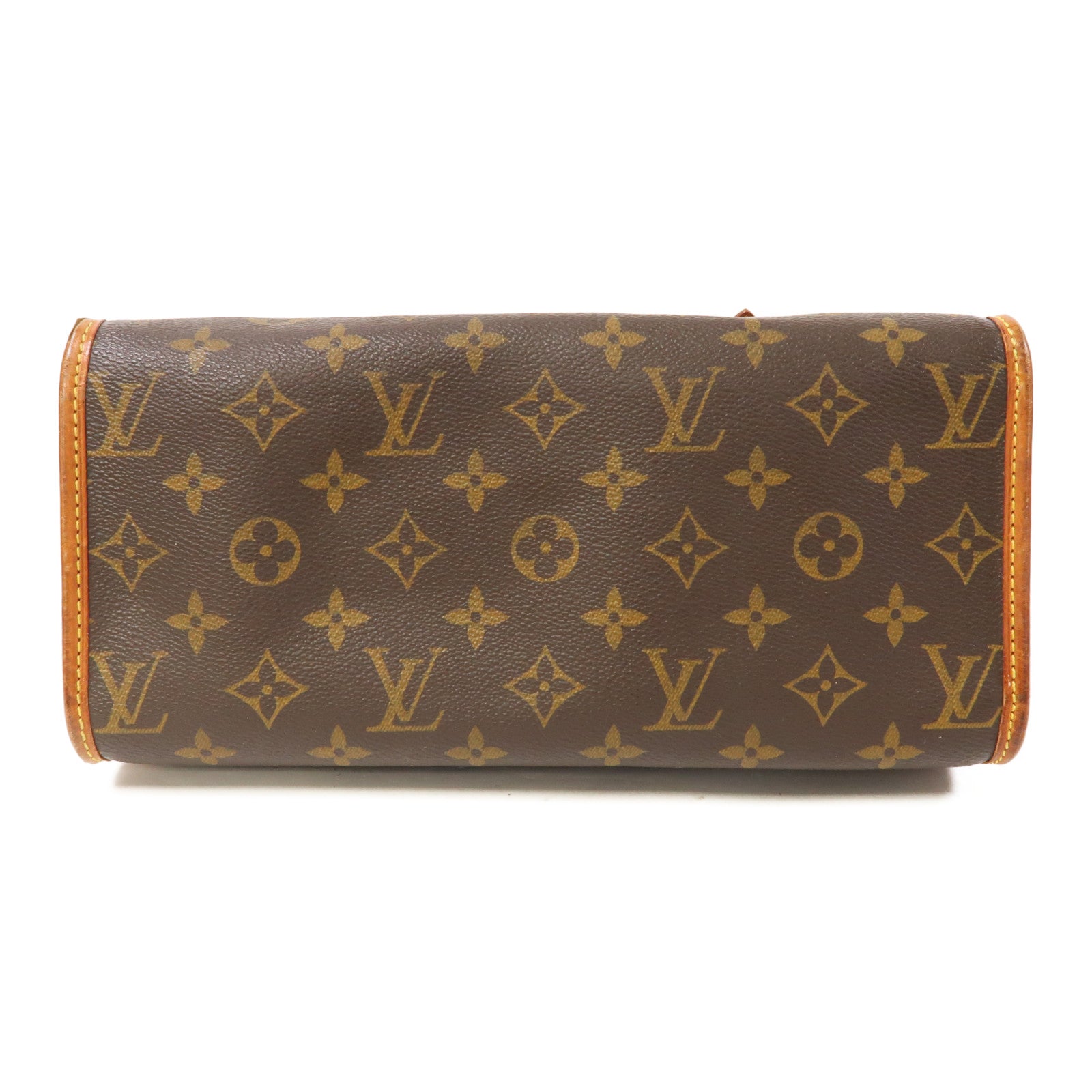 LOUIS VUITTON Monogram Popincourt Haut金扣手挽袋啡色