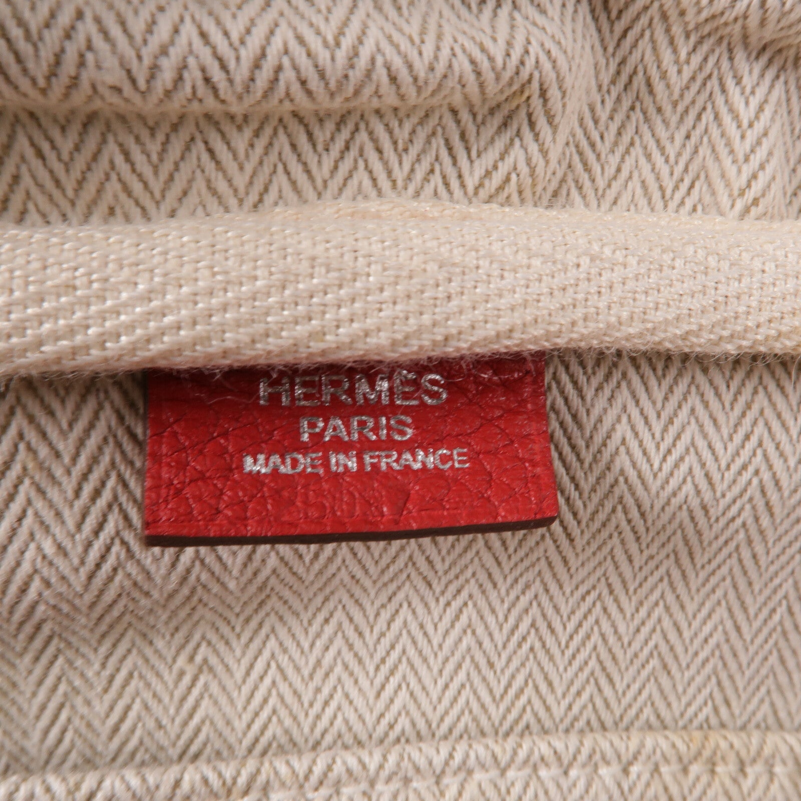 HERMES Clemence皮革Victoria 40手挽袋Rough Casaque