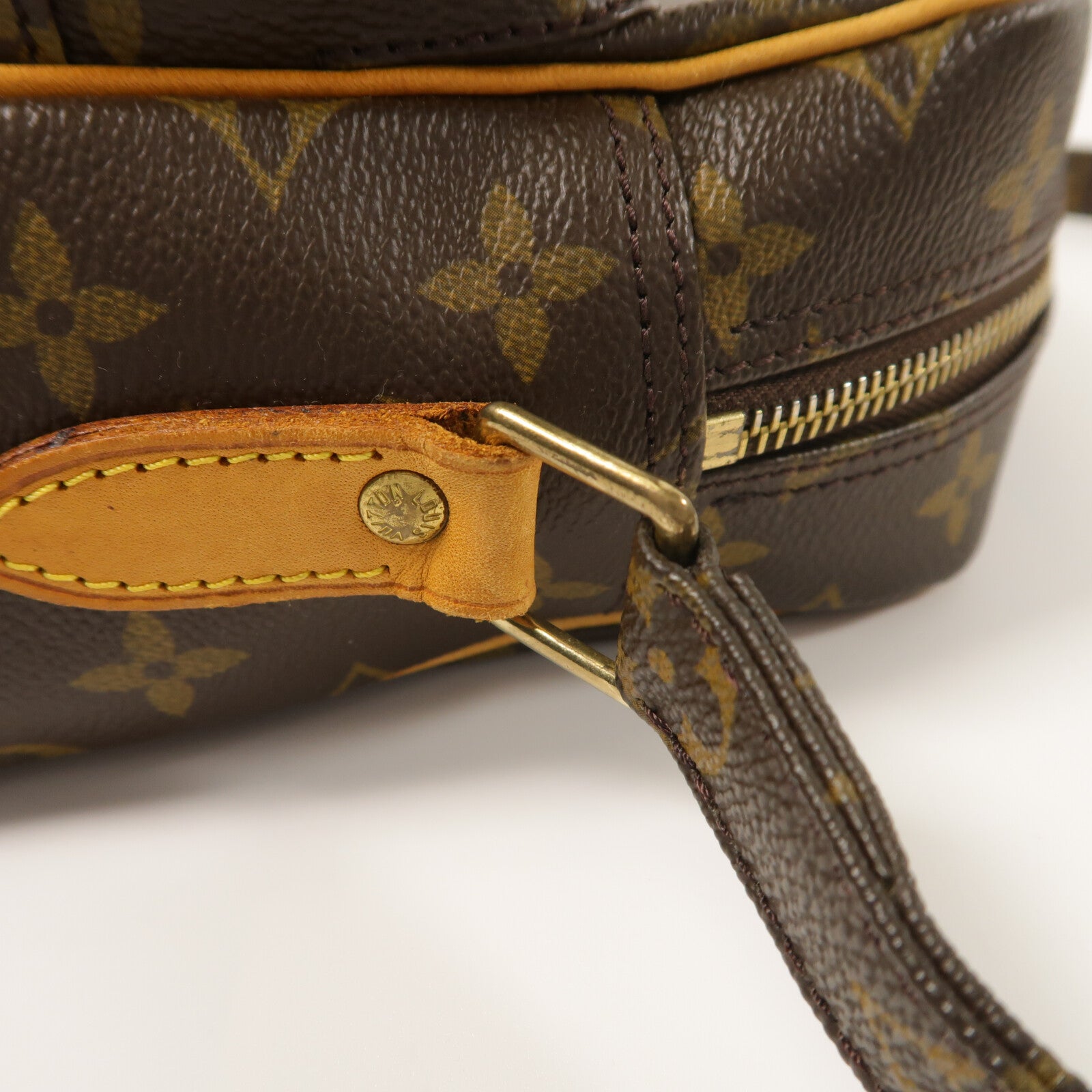 LOUIS VUITTON Monogram Nile金扣肩背袋