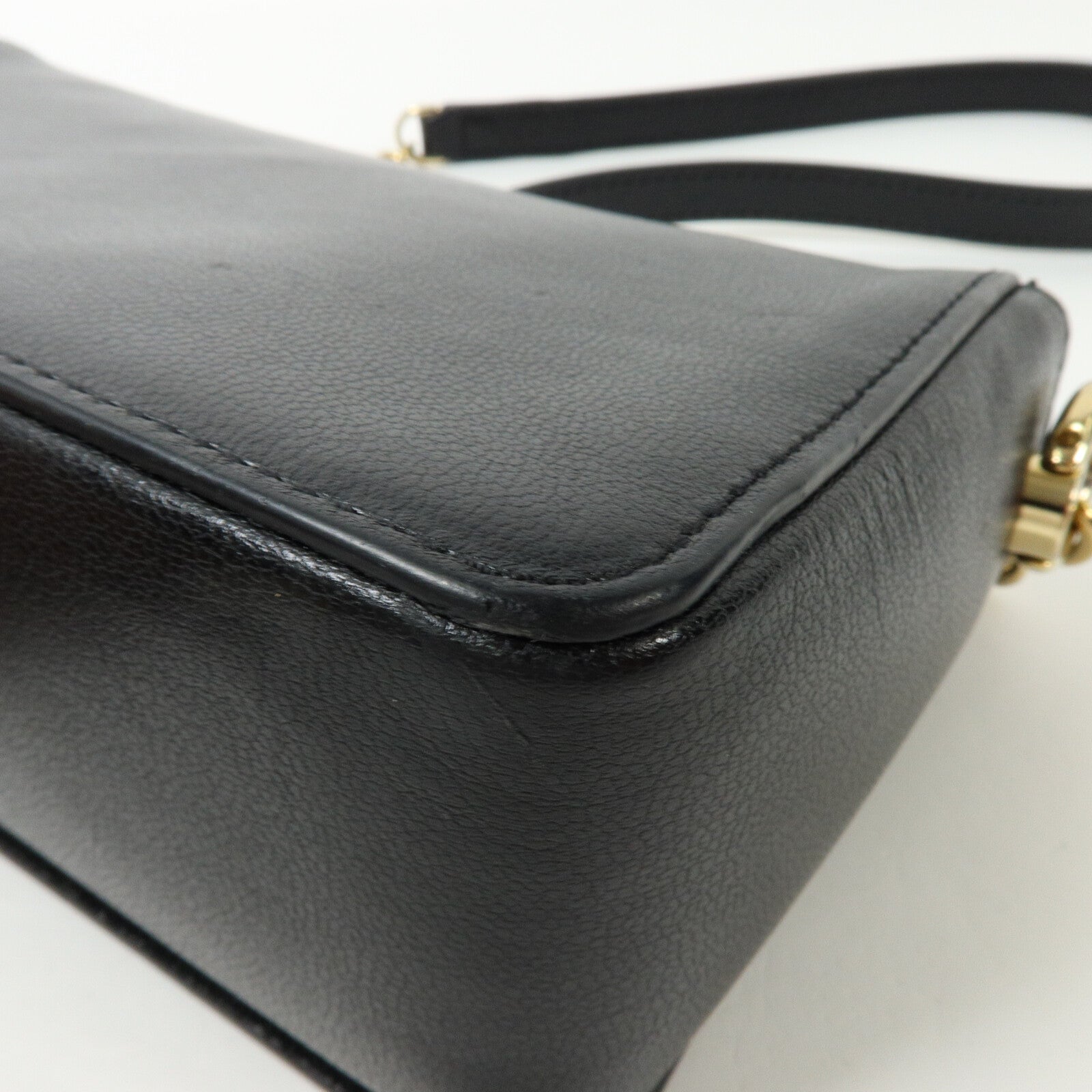 Furla 牛皮皮革Chain Shoulder鏈帶肩背袋