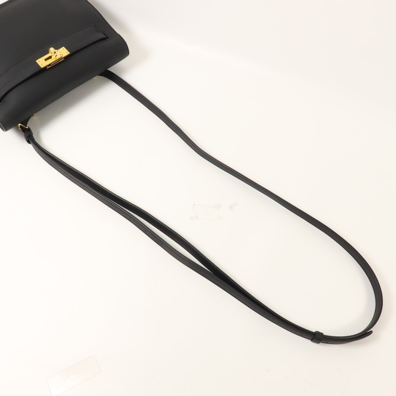 HERMES Volupto皮革Kelly Danse II肩背袋Noir