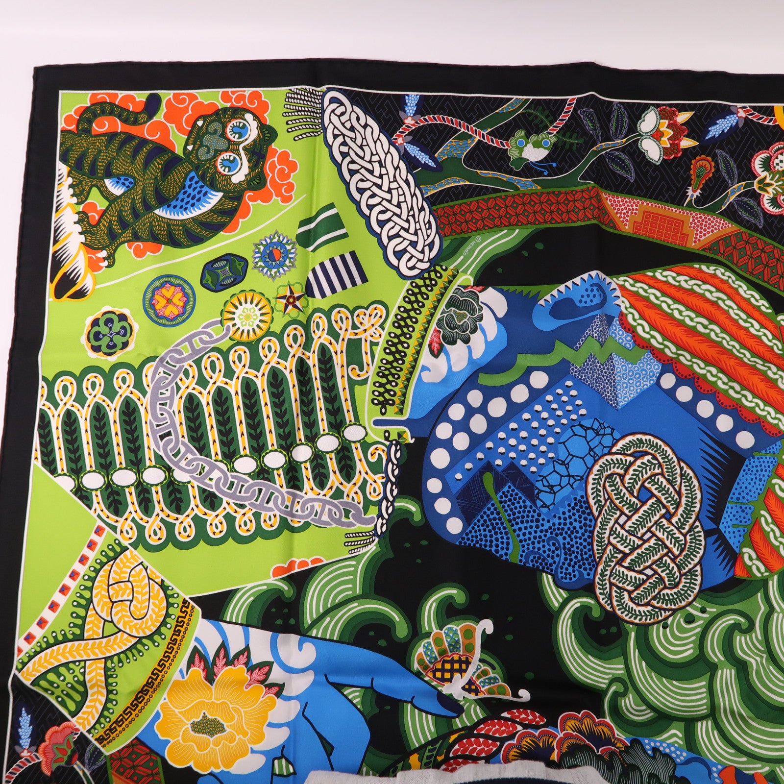 HERMES 絲質Scarf 90X90絲巾