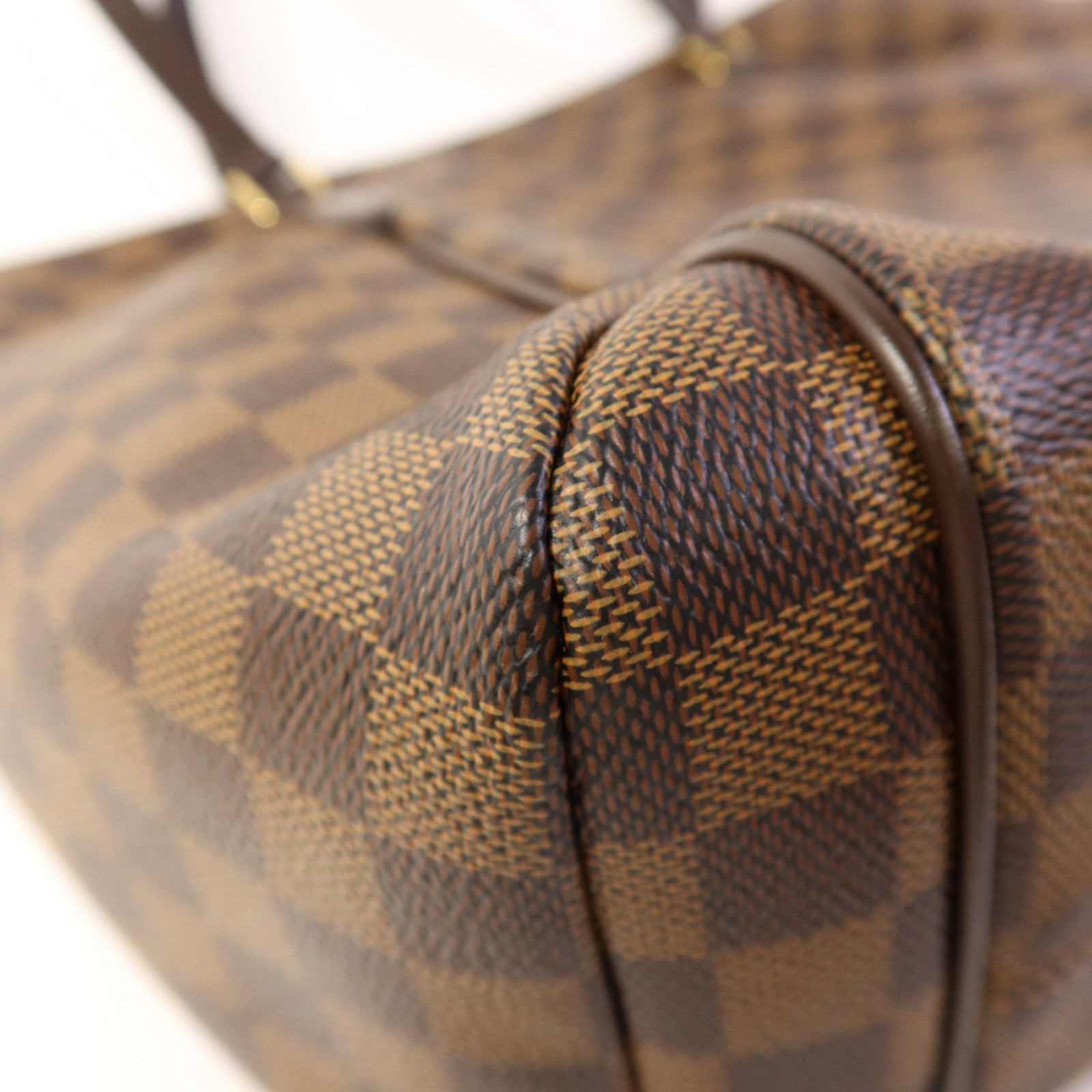 LOUIS VUITTON Damier Ebene Totally MM金扣肩背袋