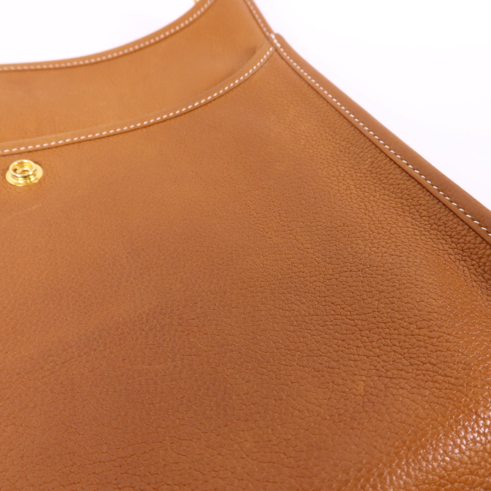 HERMES Barenia Foubourg皮革Evelyne PM金扣肩背袋Gold