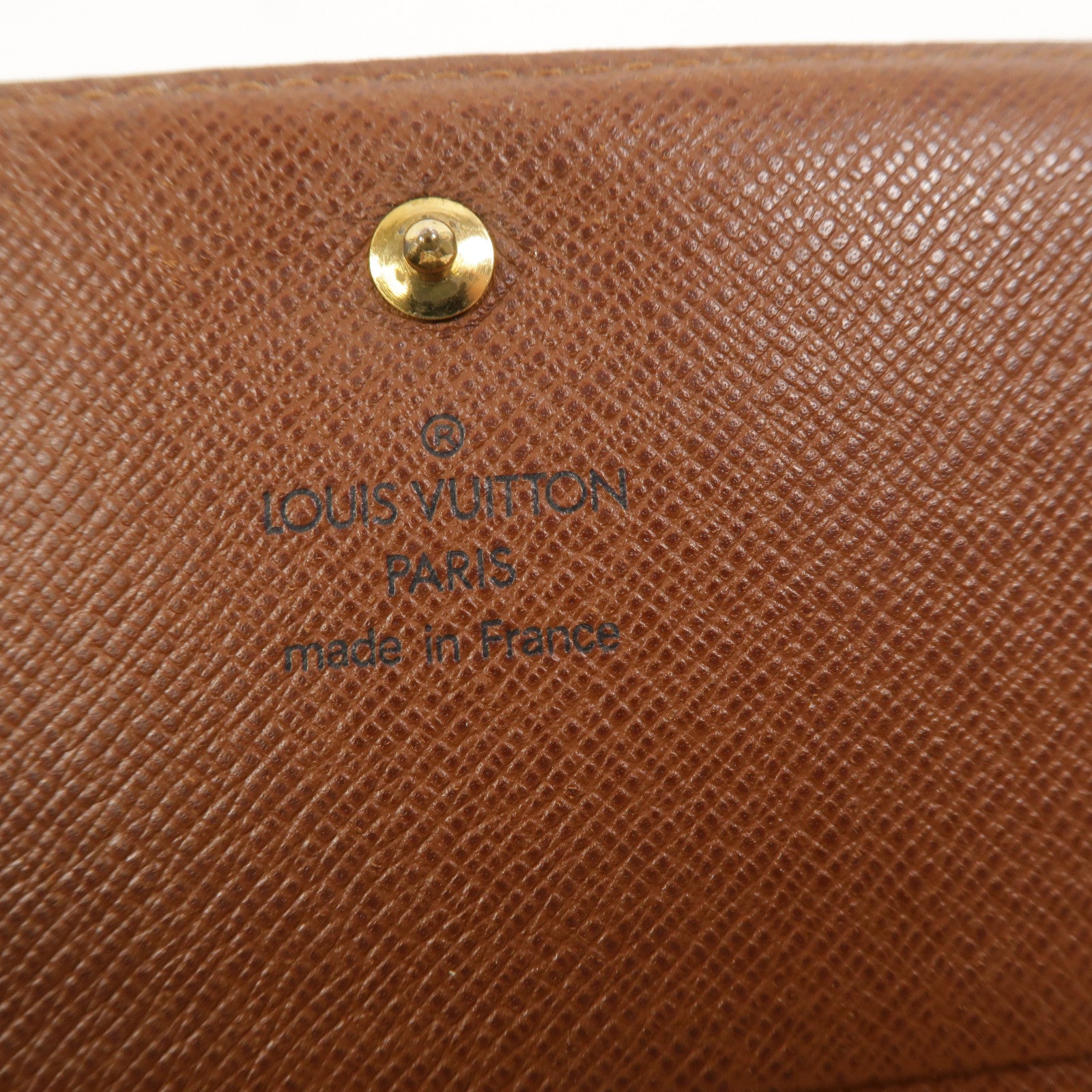 LOUIS VUITTON Monogram Porte Monnaie Tresor Wallet長錢包