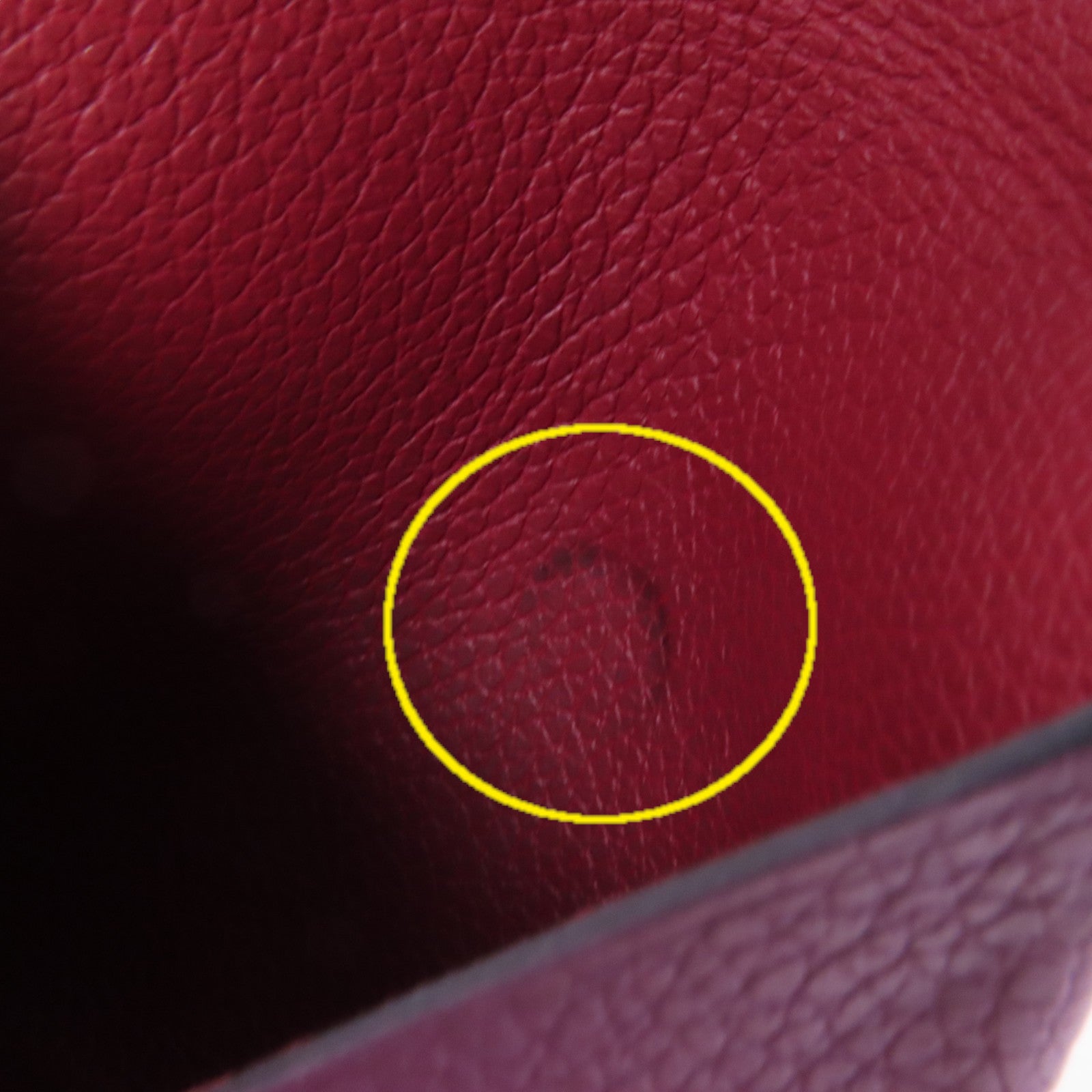 HERMES Chevre皮革Bastia Coin Purse銀扣零錢包