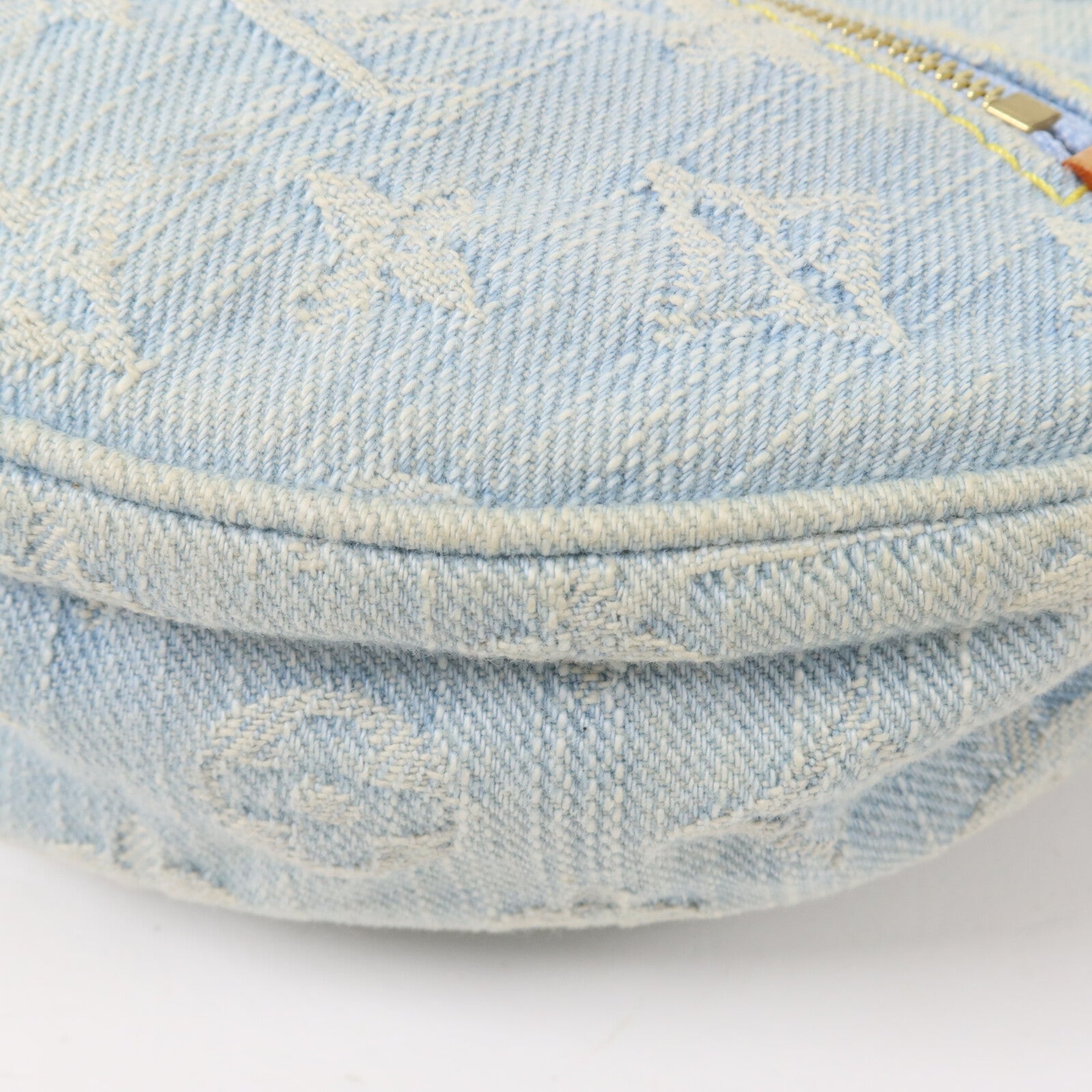 LOUIS VUITTON Monogram Denim Loop鏈帶肩背袋