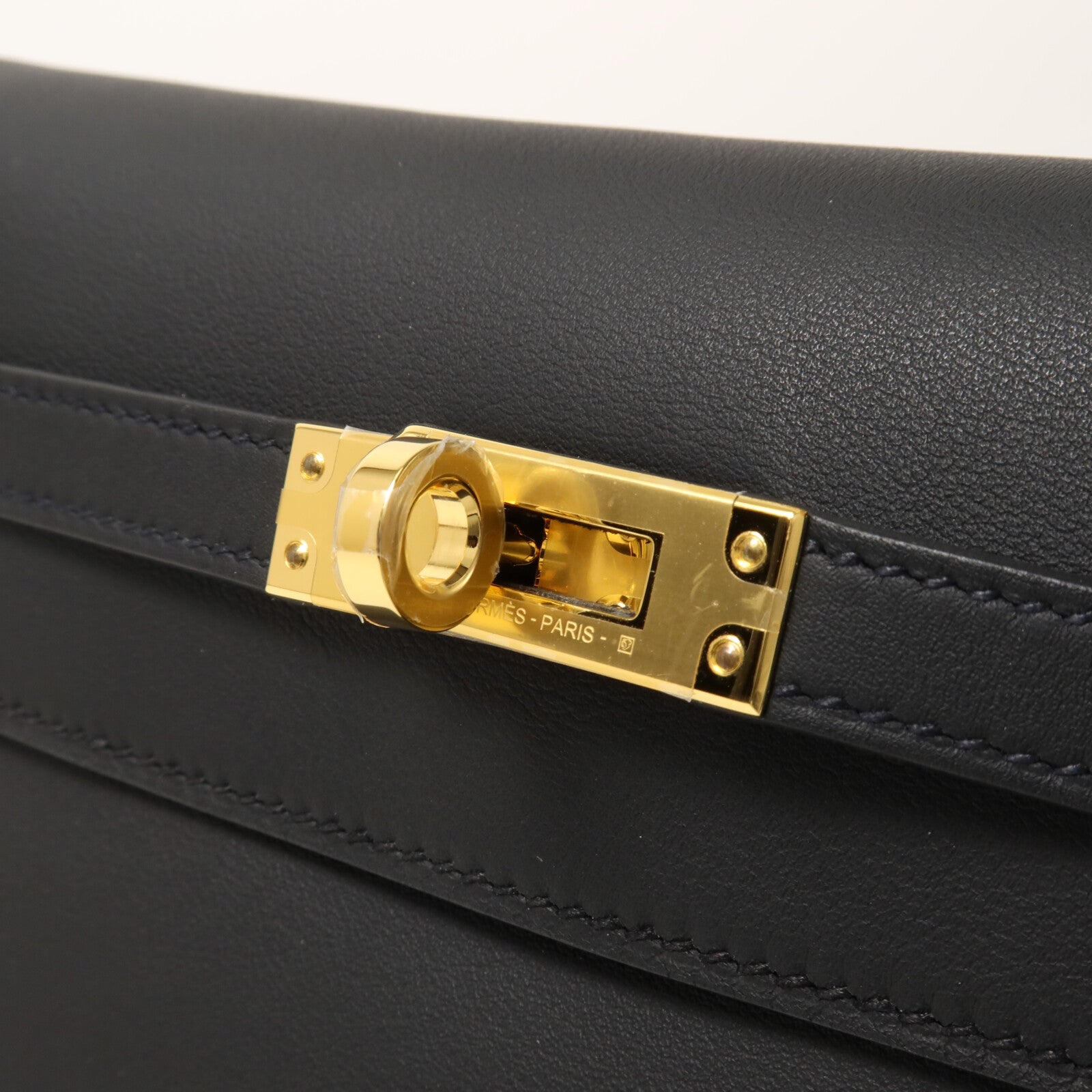 HERMES Volupto皮革Kelly Danse II肩背袋Noir