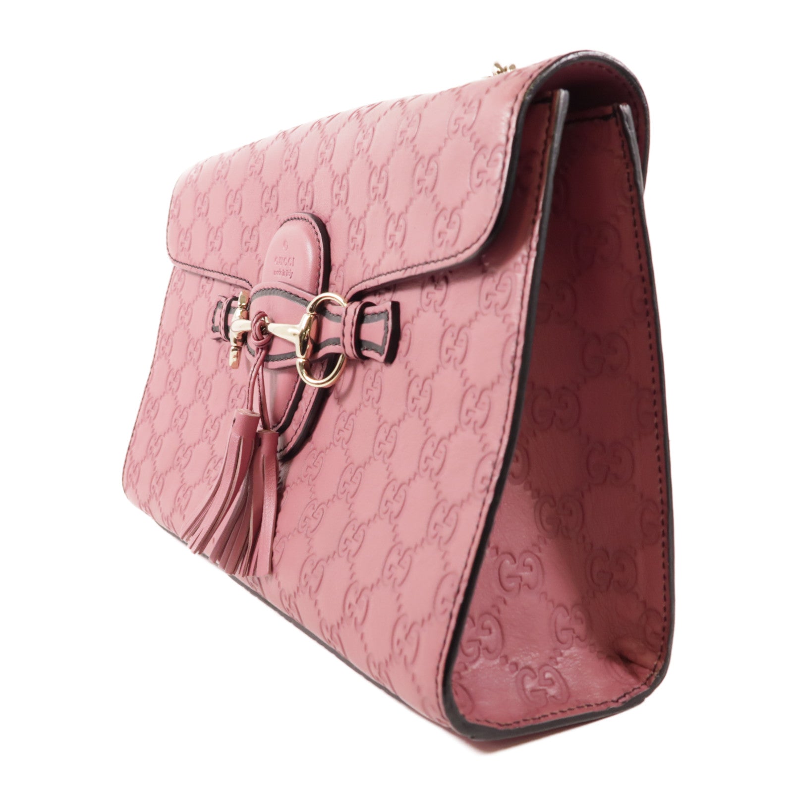 GUCCI 牛皮皮革Shoulder Bag金扣肩背袋
