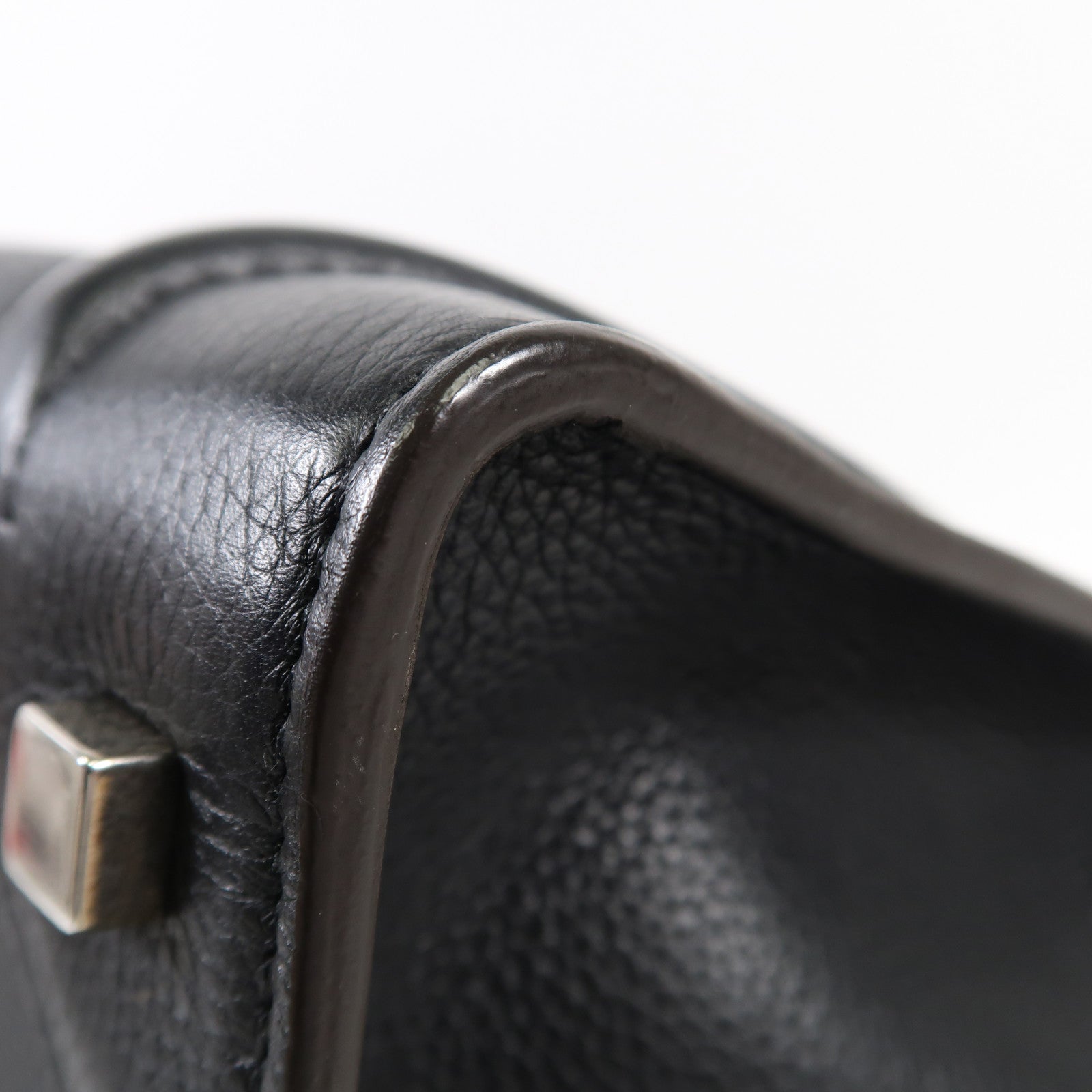 CELINE 牛皮皮革Luggage銀扣肩背袋