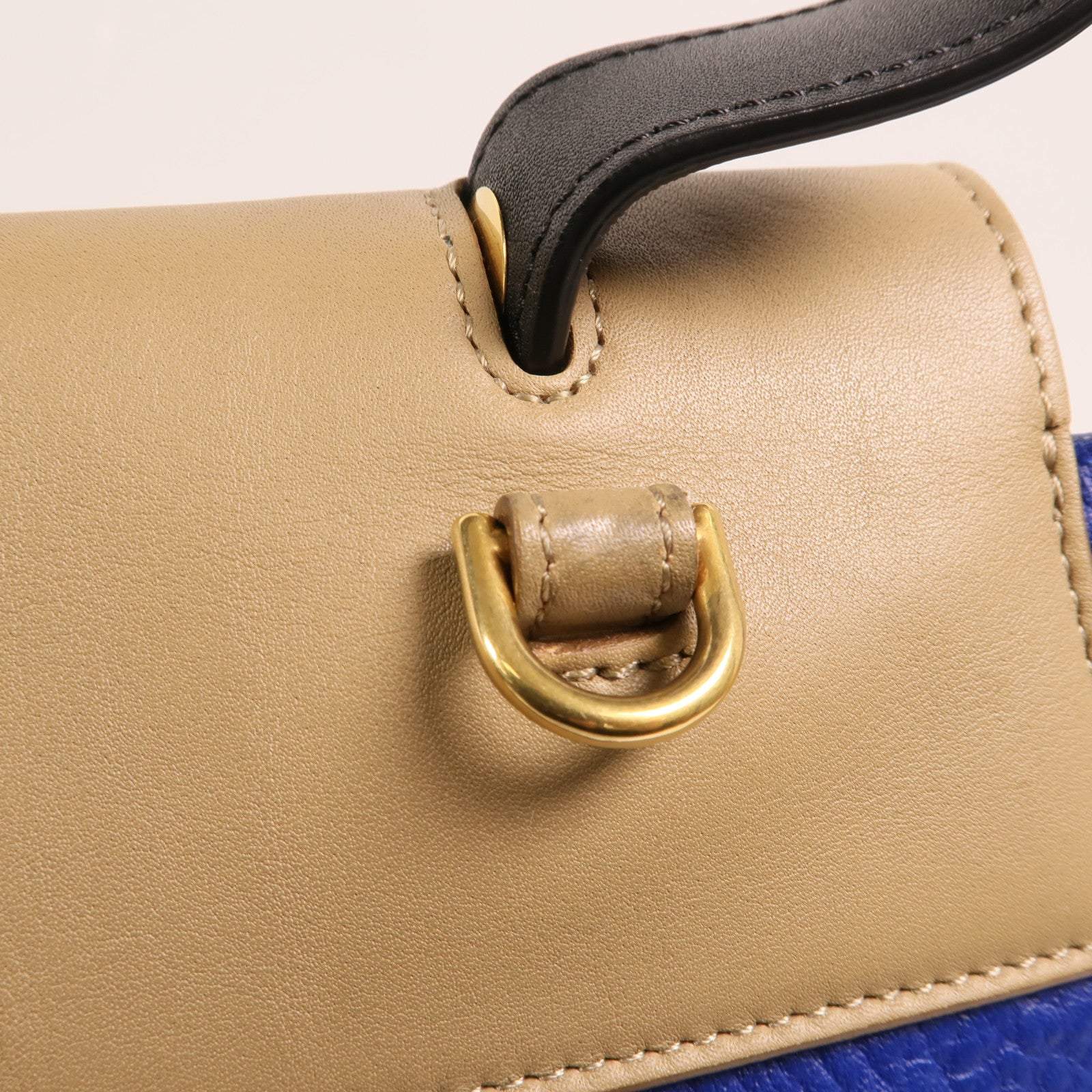 CELINE 牛皮皮革Belt Bag金扣手挽肩背兩用袋
