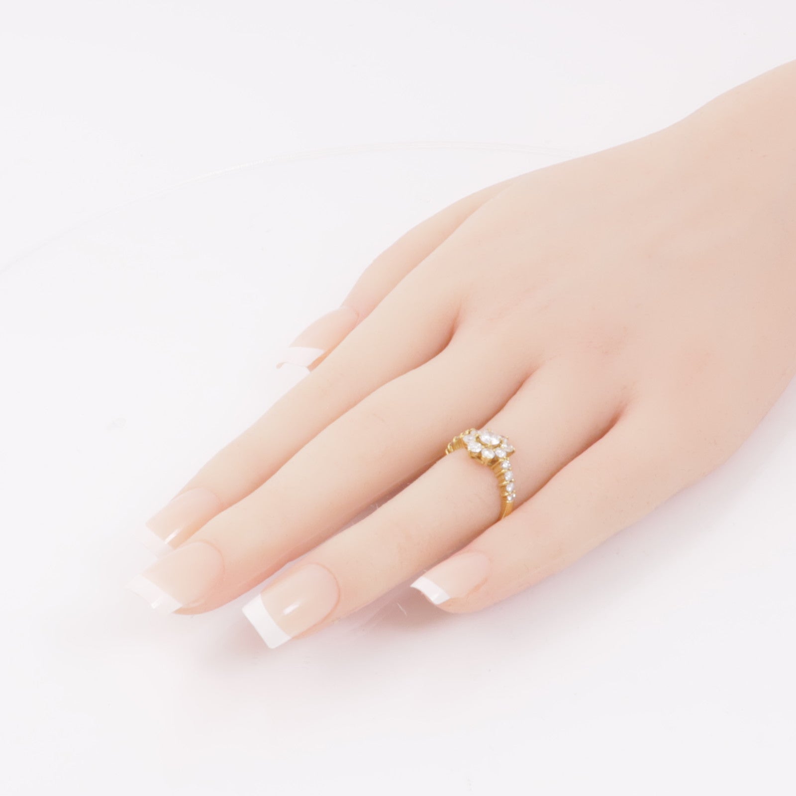 JEWELRY 【激減優惠】18K黃金Diamond Ring鑽石戒指US#5.25