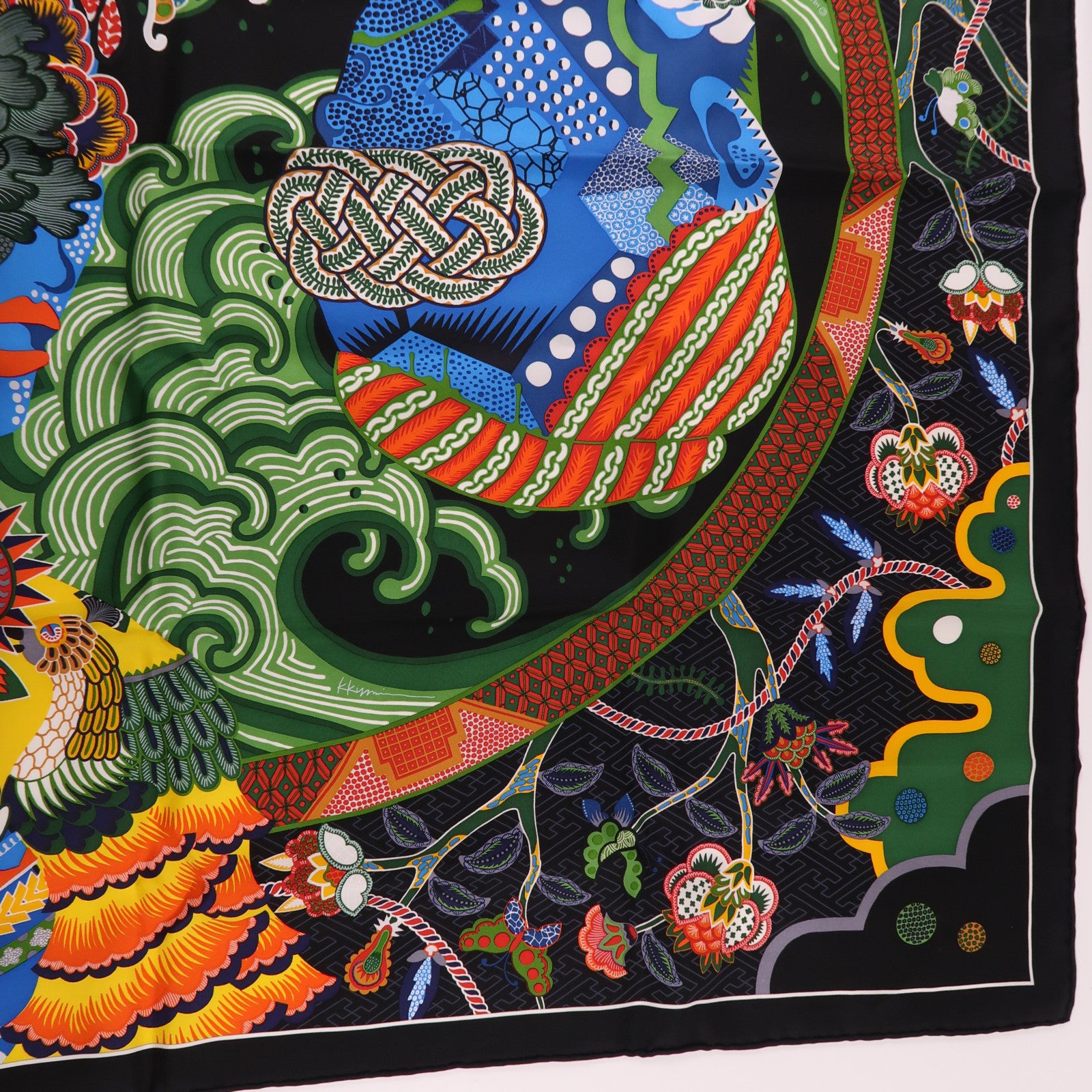 HERMES 絲質Scarf 90X90絲巾