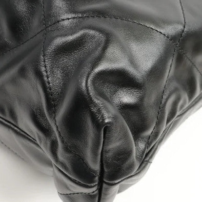 CHANEL 牛皮皮革Chanel 22 Small銀扣鏈帶肩背袋