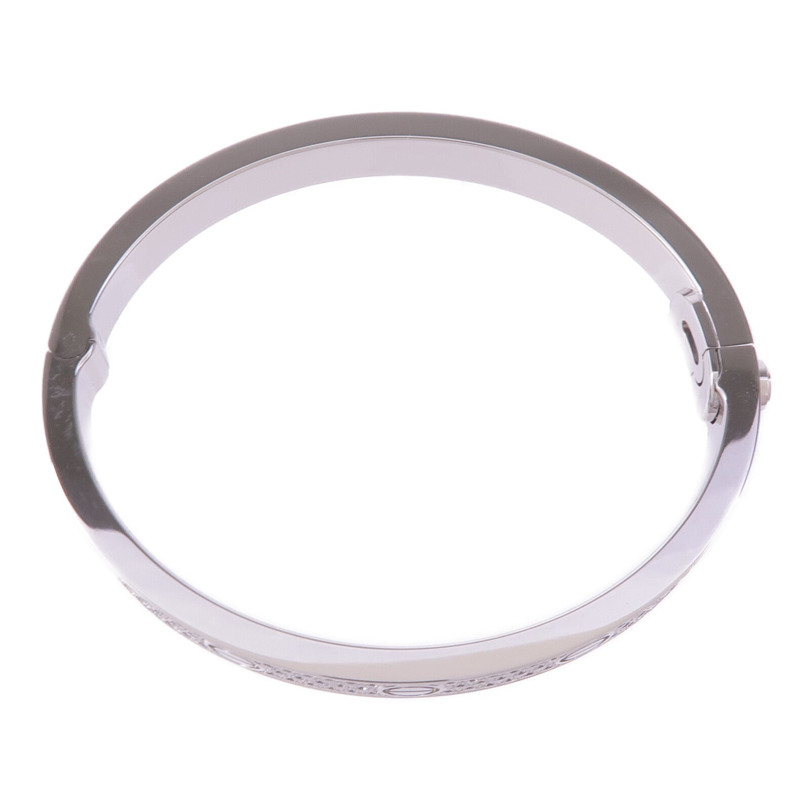 CARTIER 18K白金Love Bracelet Full Diamonds鑽石手鐲Cartier#16