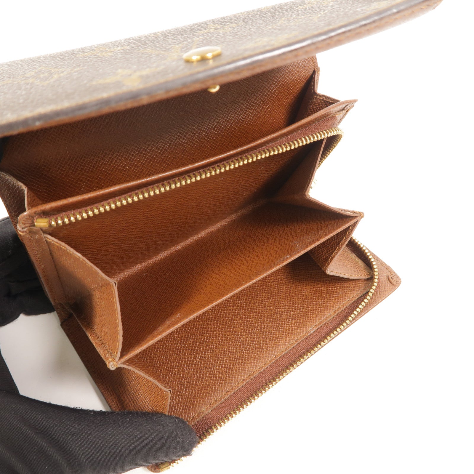 LOUIS VUITTON Monogram Porte Monnaie Tresor Wallet長錢包