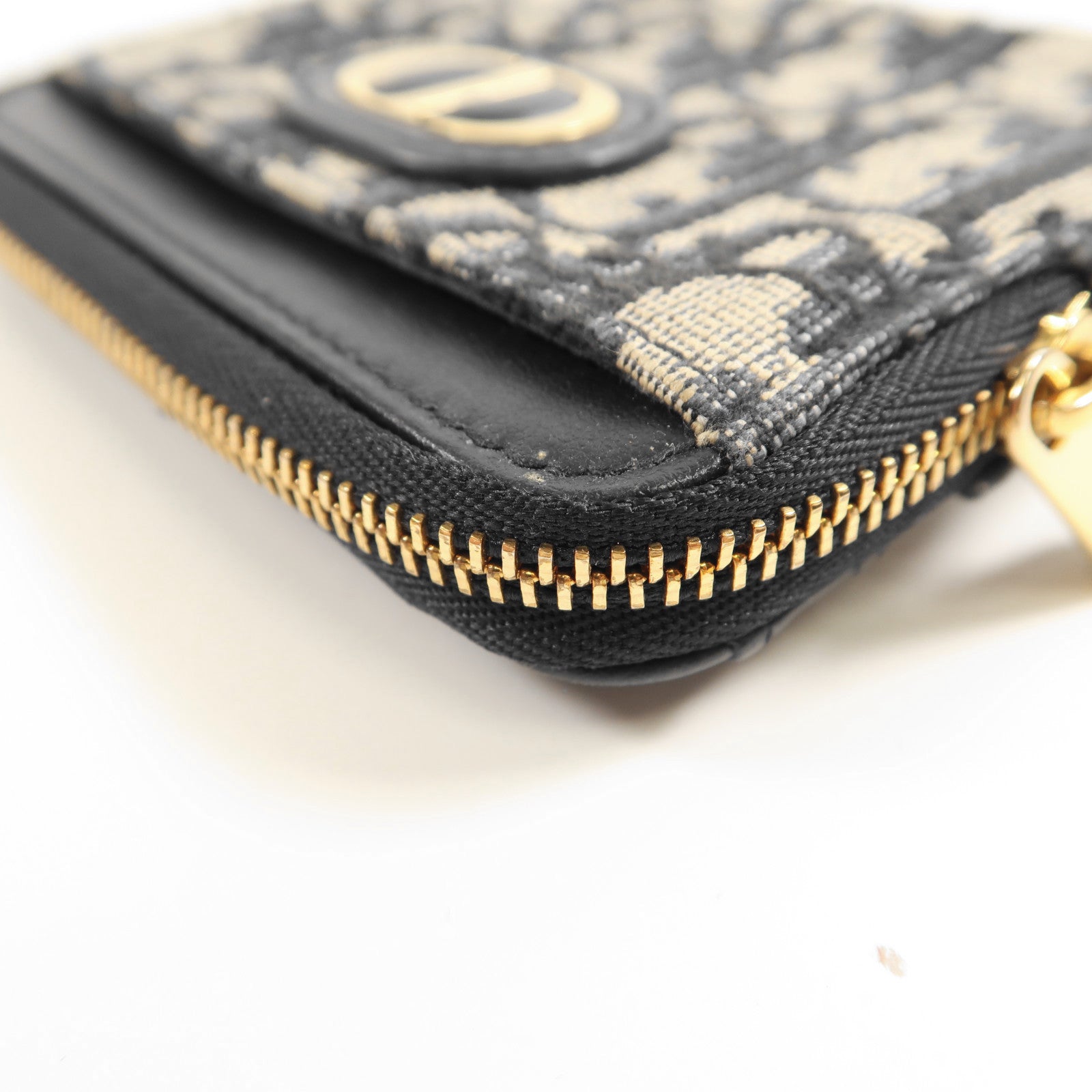 Dior 帆布Wallet金扣錢包