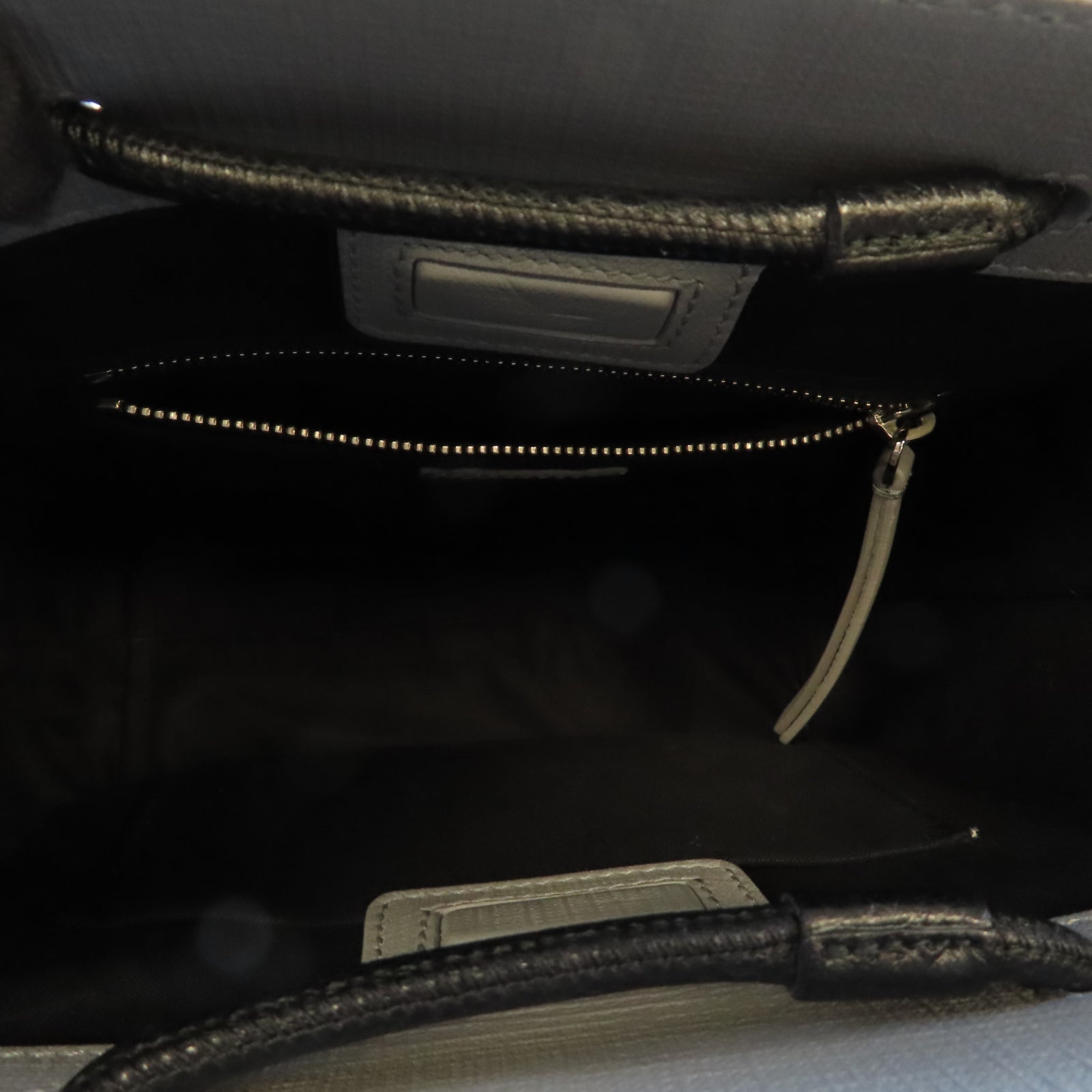 BALENCIAGA 【激減優惠】牛皮皮革Shoulder Bag XXS銀扣手挽肩背兩用袋灰色