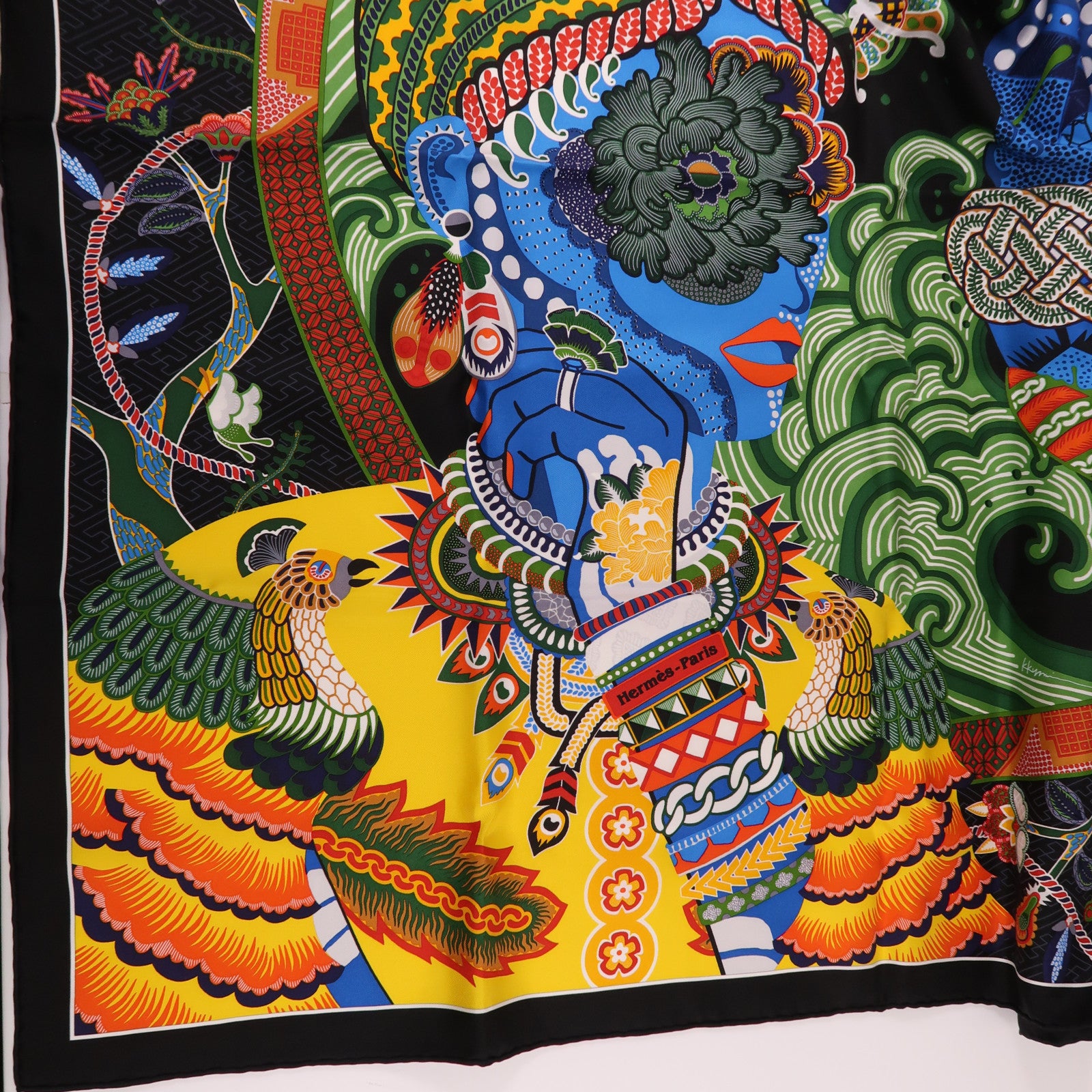 HERMES 絲質Scarf 90X90絲巾