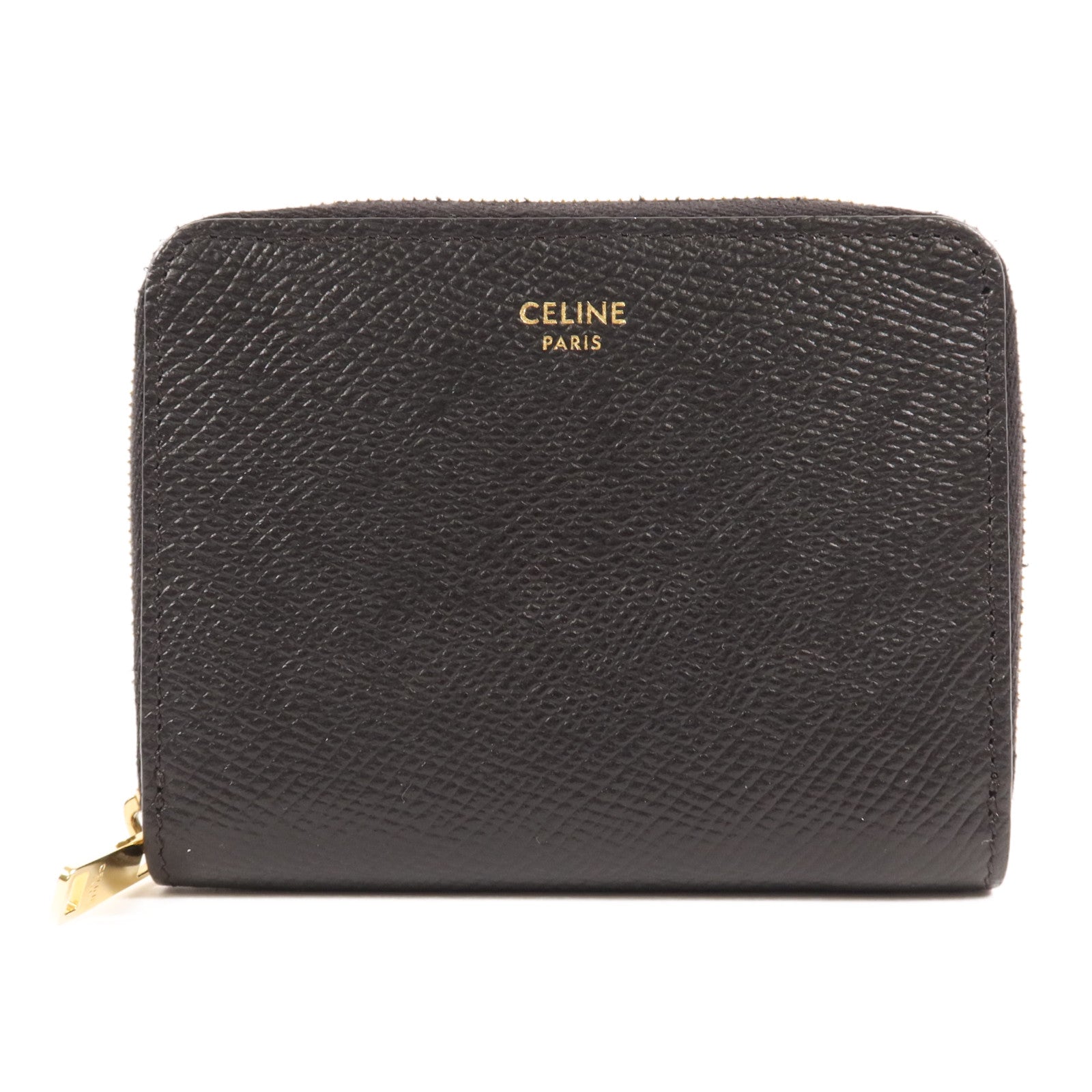 CELINE 牛皮皮革Wallet金扣錢包