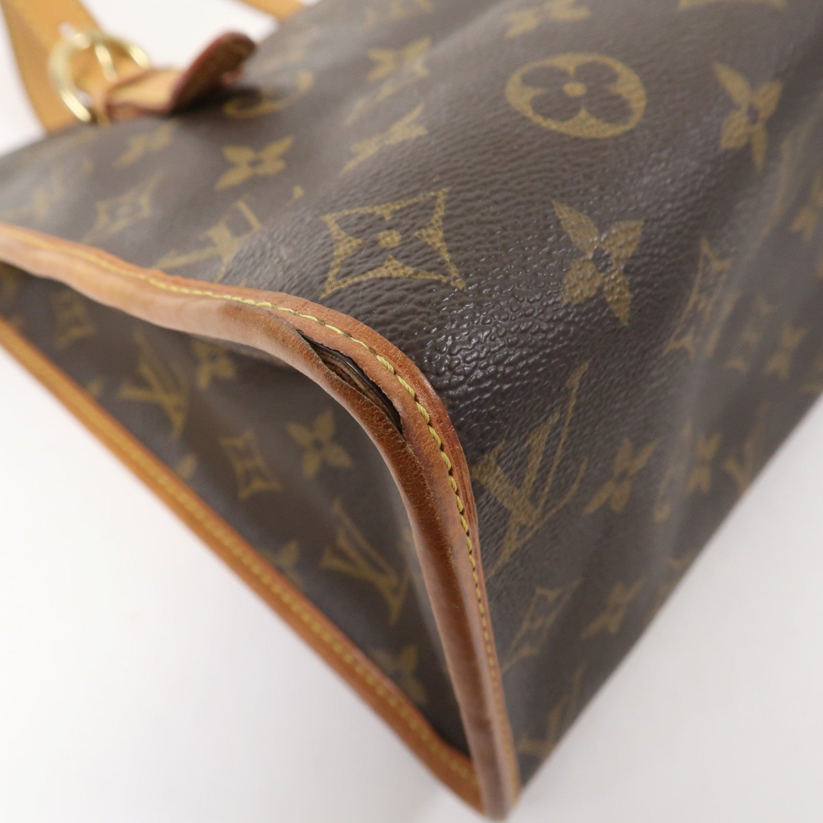 LOUIS VUITTON Monogram Popincourt Haut金扣手挽袋啡色