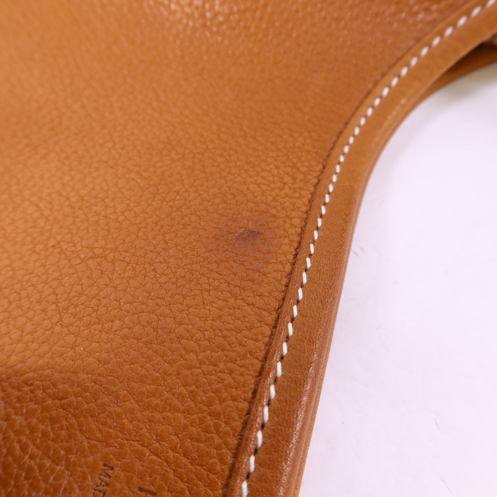 HERMES Barenia Foubourg皮革Evelyne PM金扣肩背袋Gold