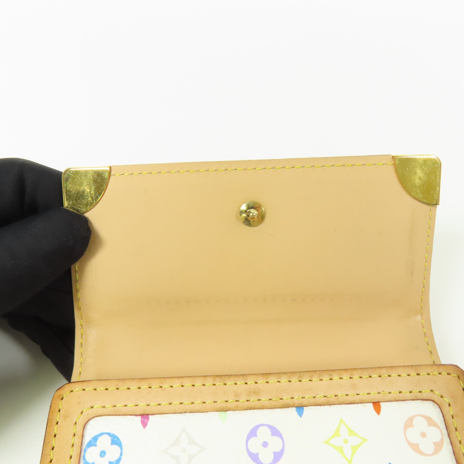 LOUIS VUITTON Monogram Multicolore Porte Monnaie金扣錢包