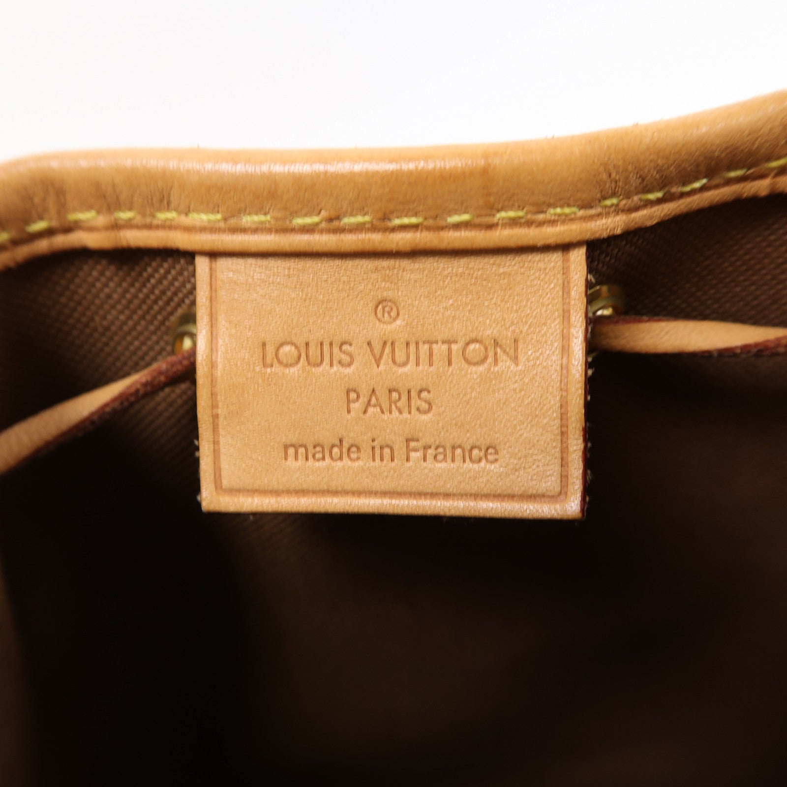 LOUIS VUITTON 【激減優惠】Monogram Nano Noe金扣肩背袋啡色