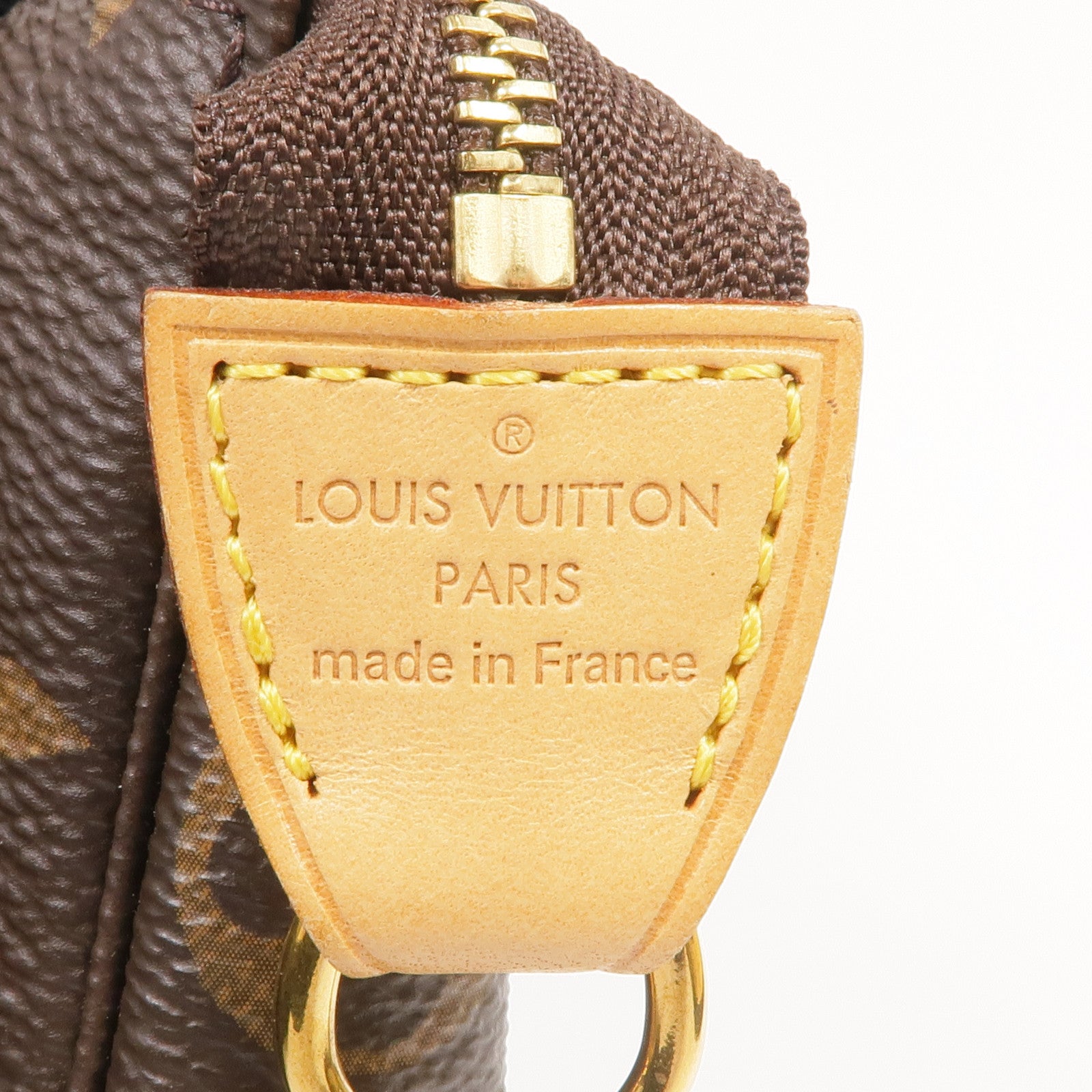 LOUIS VUITTON Monogram Mini Pochette Accessoires金扣手挽袋