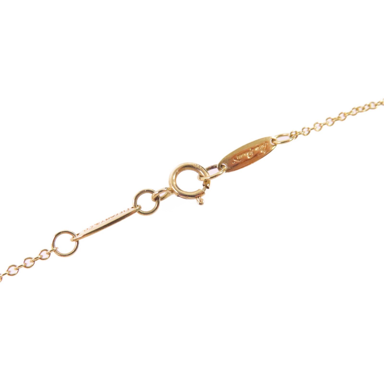 TIFFANY＆CO 18K黃金Open Heart Necklace項鍊