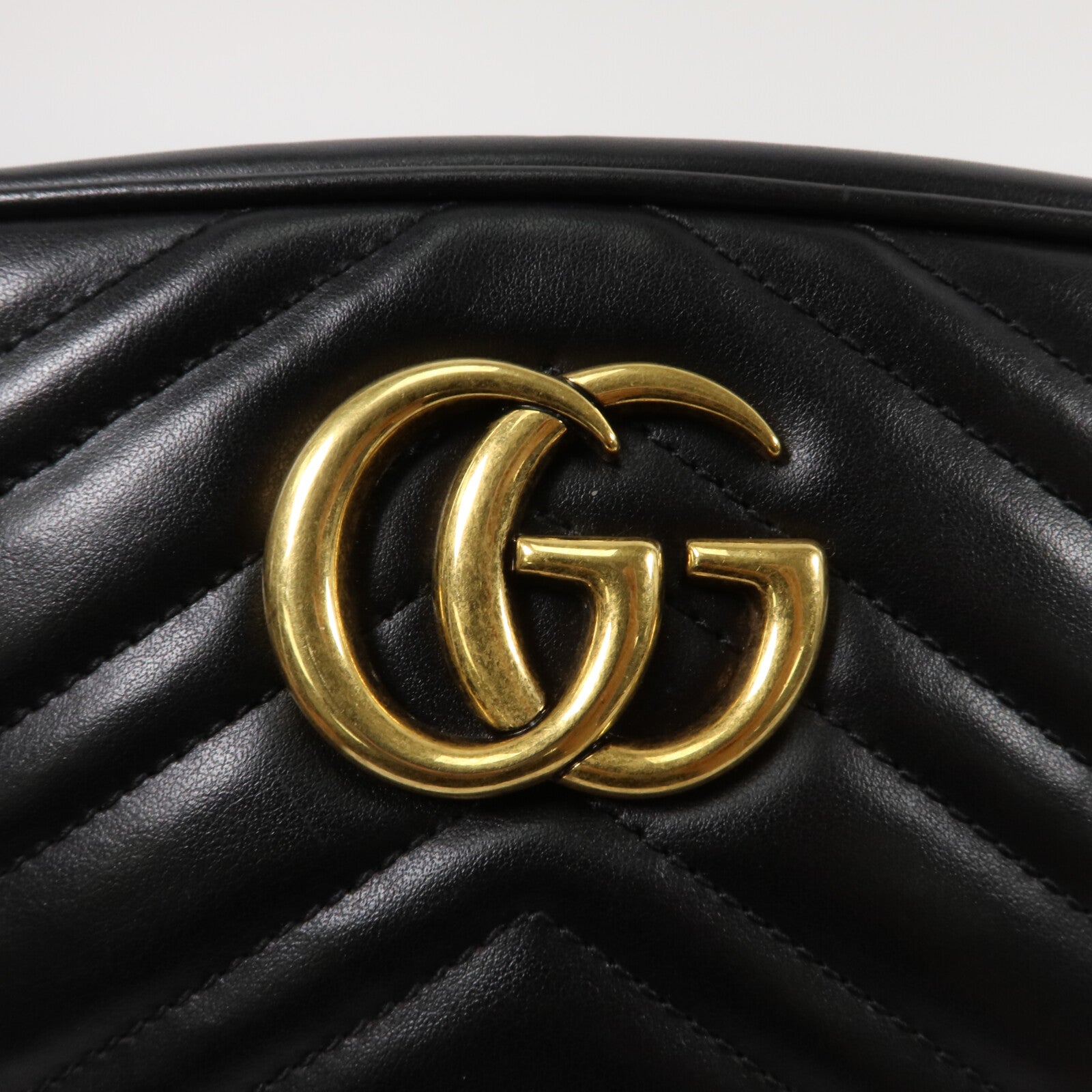 GUCCI 牛皮皮革GG Marmont肩背袋