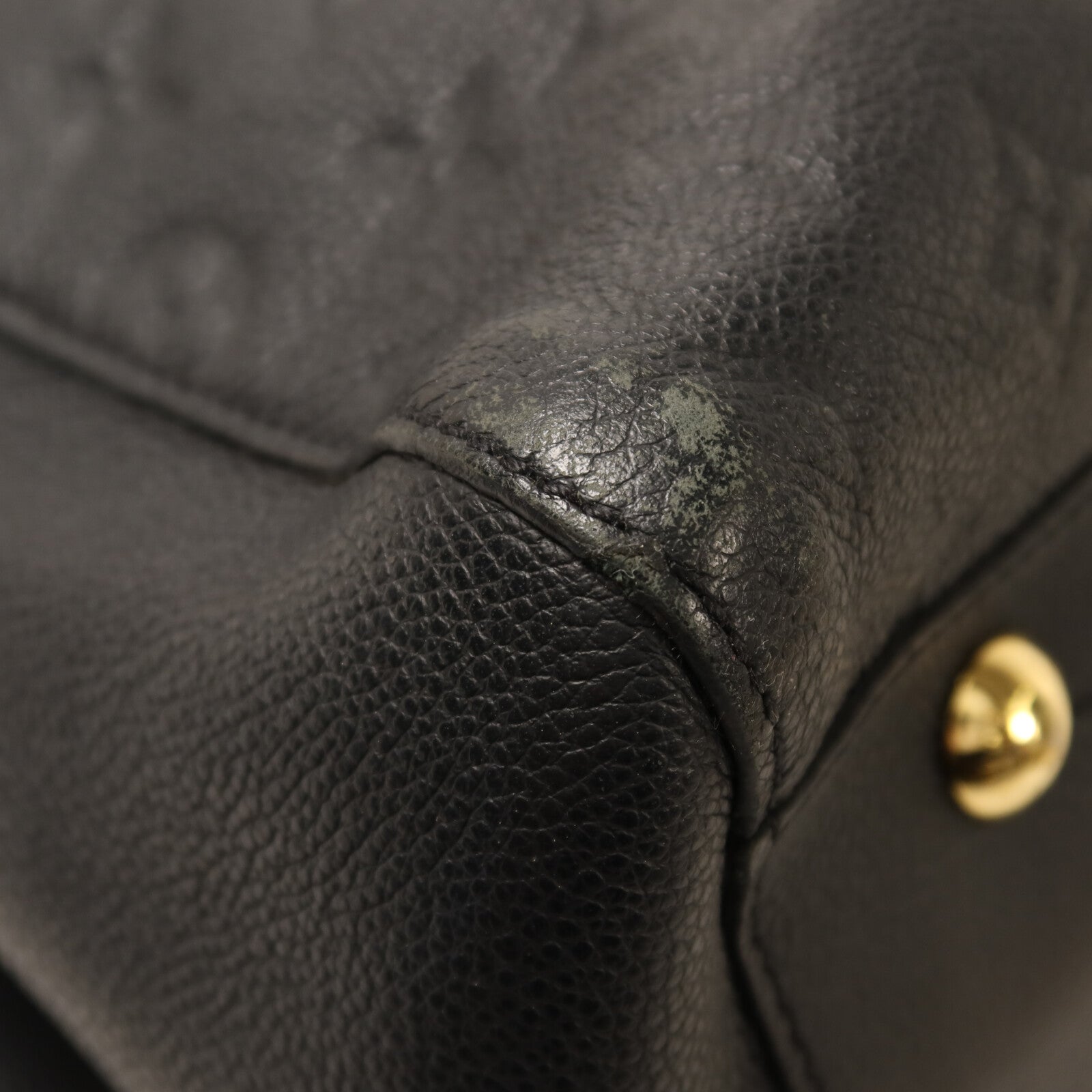 LOUIS VUITTON Monogram Empreinte Montaigne GM金扣手挽肩背兩用袋