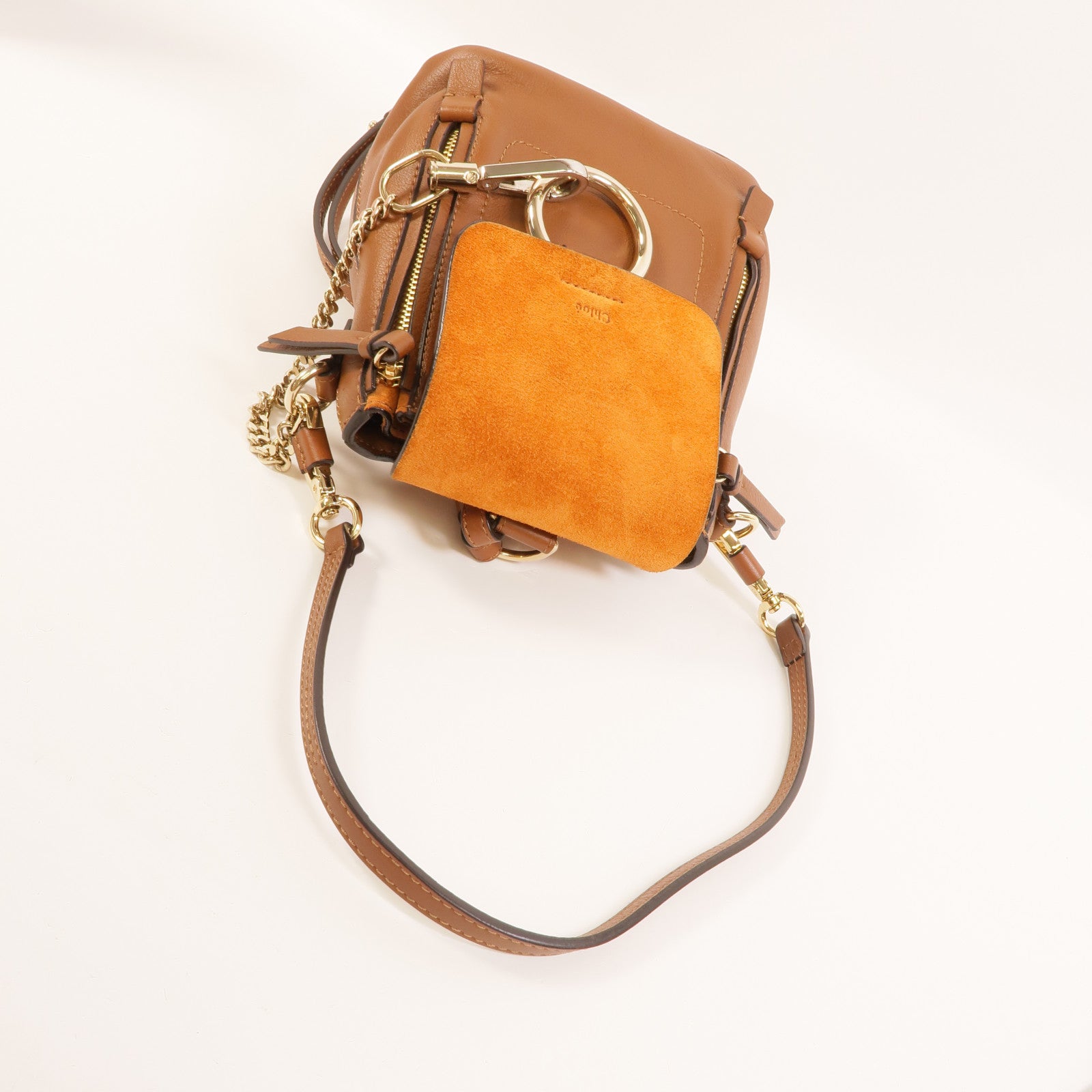 Chloe 牛皮皮革/Suede Faye Backpack背包