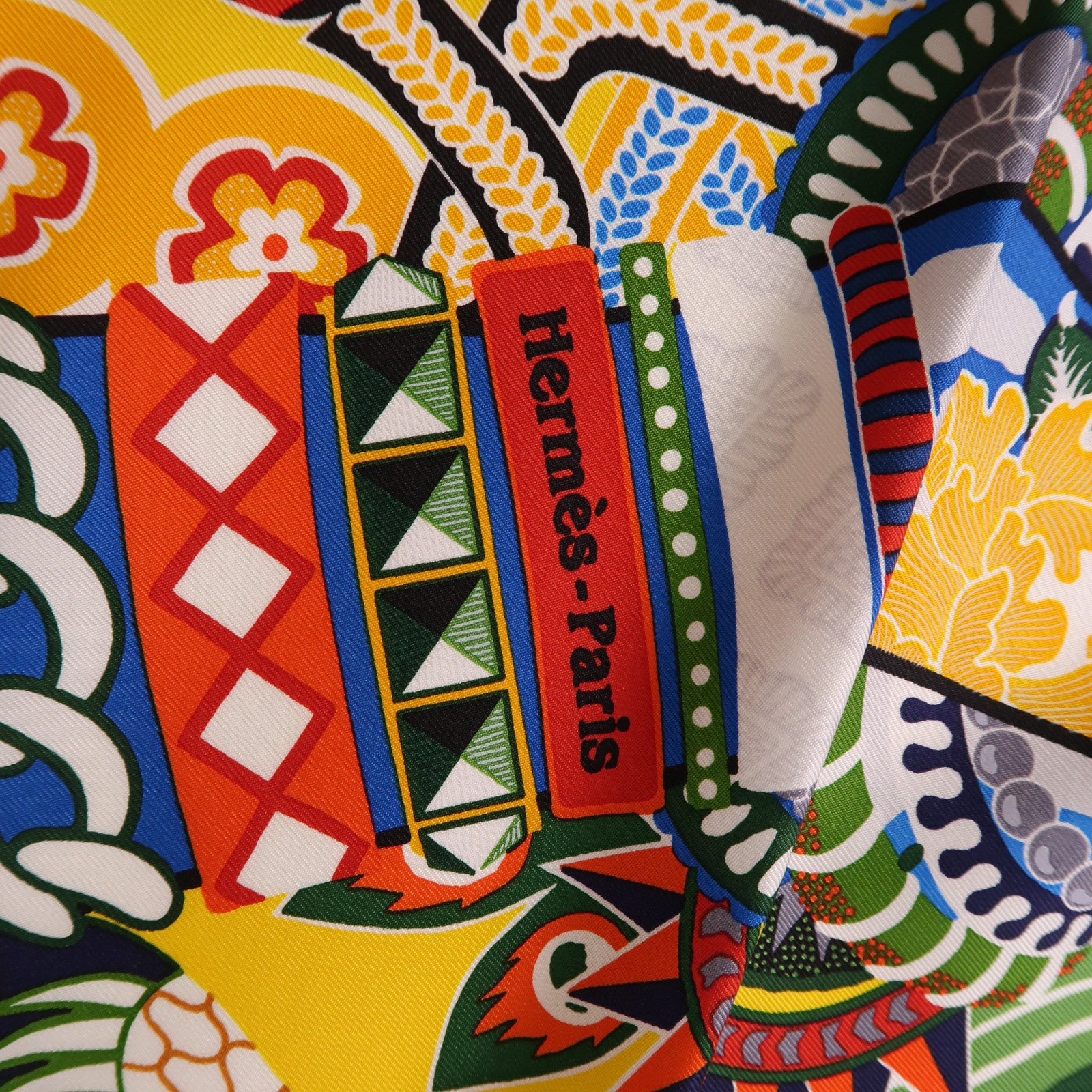 HERMES 絲質Scarf 90X90絲巾