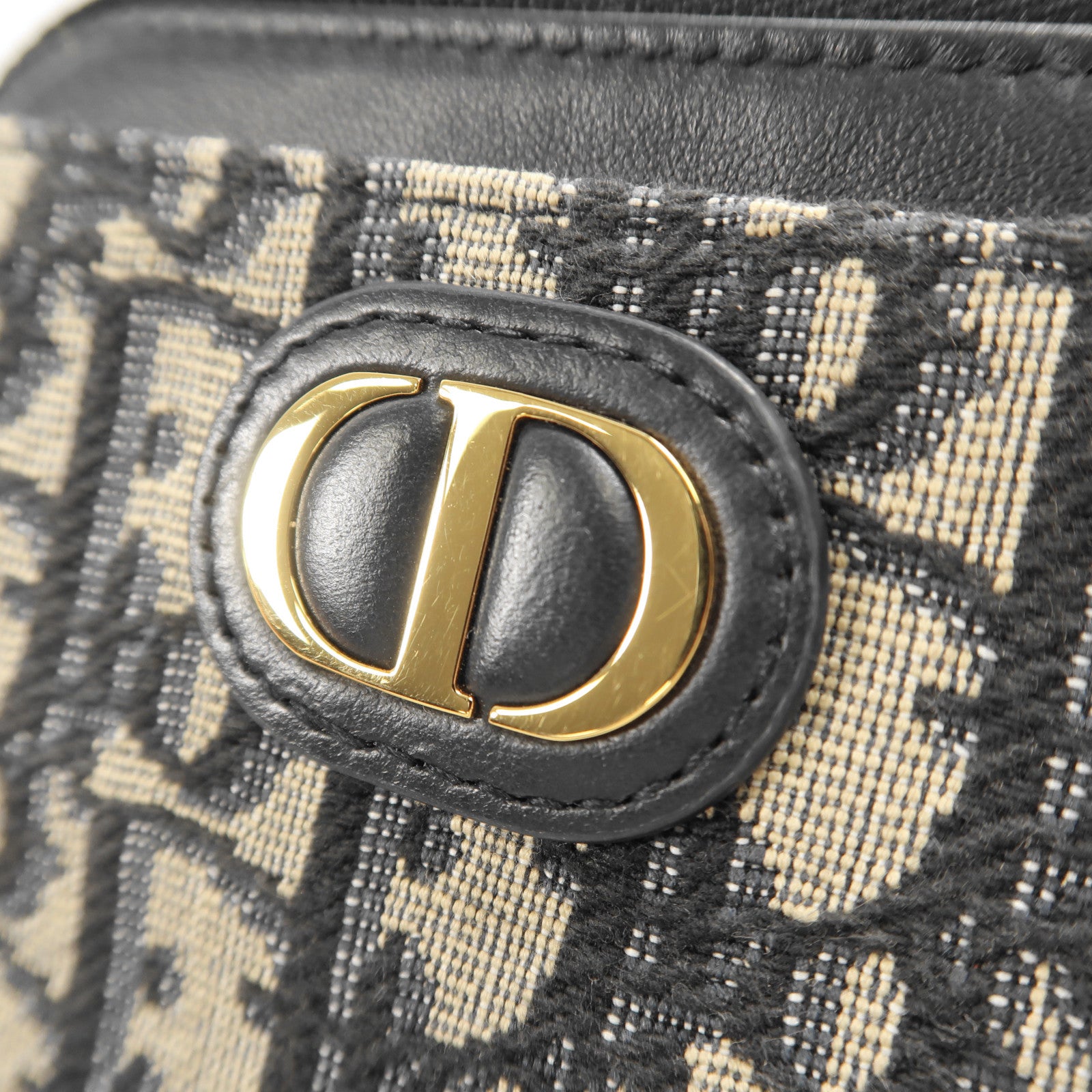 Dior 帆布Wallet金扣錢包