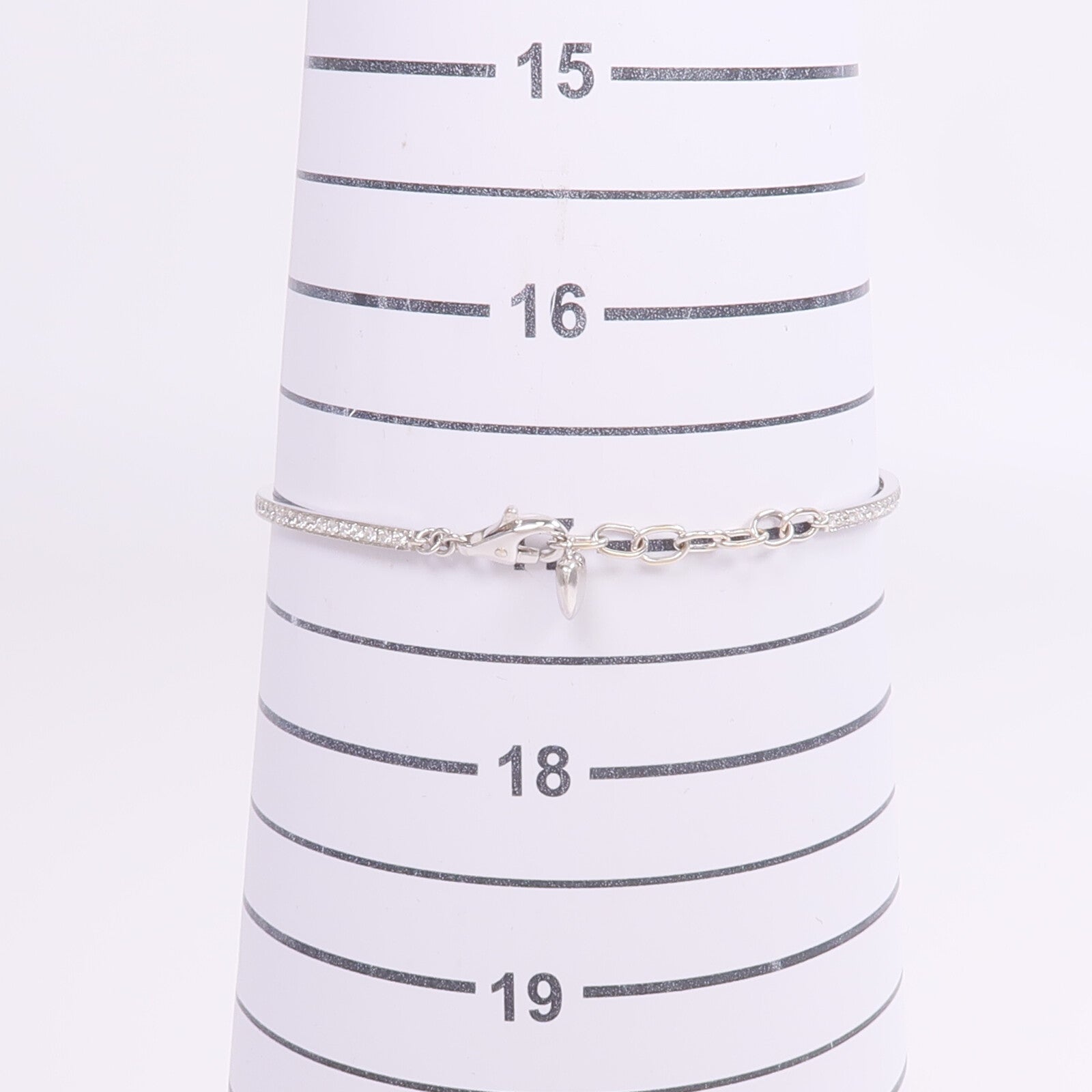JEWELRY 18K白金Diamond Bracelet鑽石手鏈