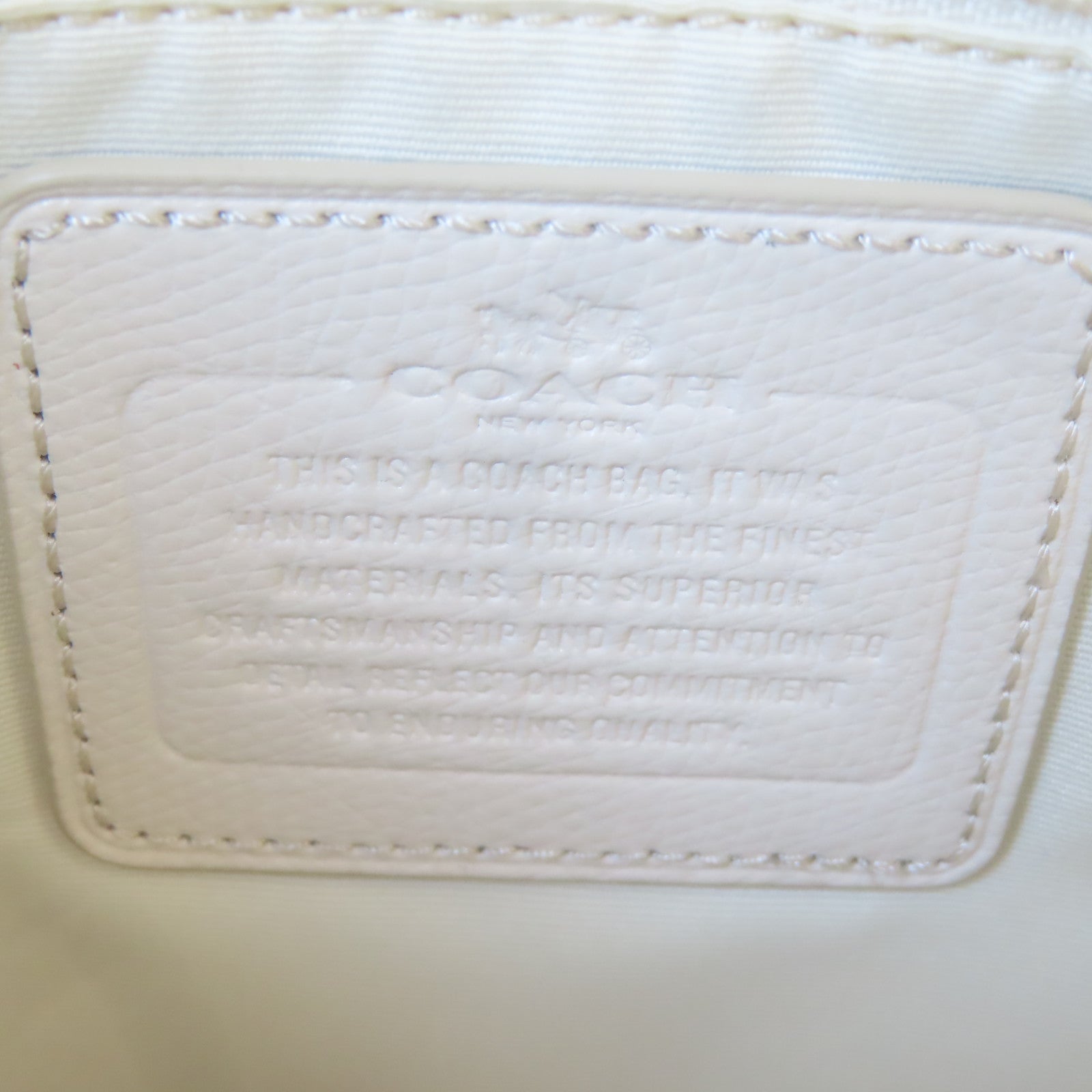 COACH 皮革2 Way Shoulder Bag金扣手挽肩背兩用袋深藍色