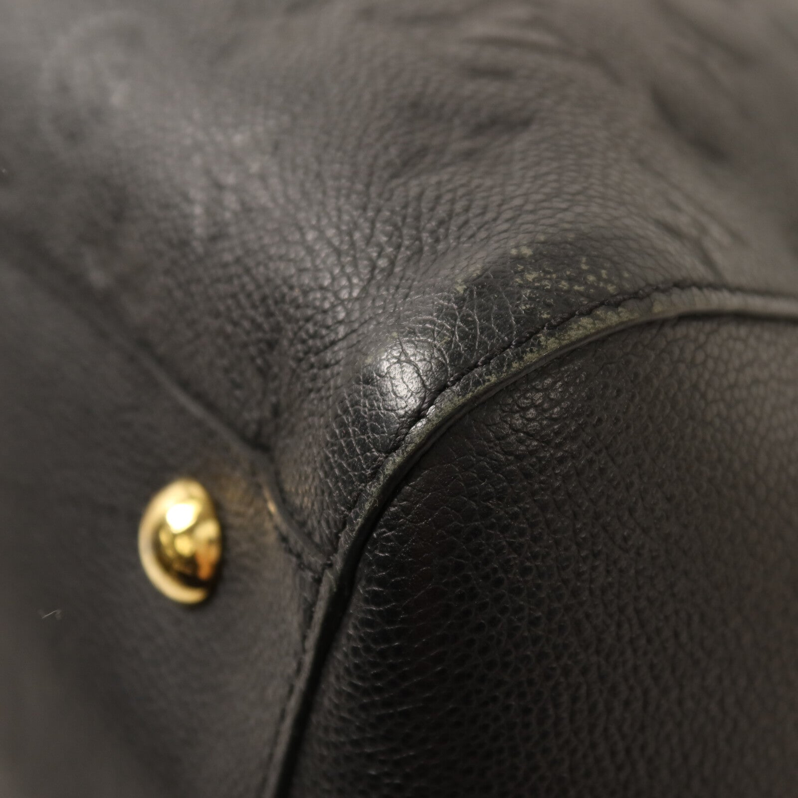 LOUIS VUITTON Monogram Empreinte Montaigne GM金扣手挽肩背兩用袋
