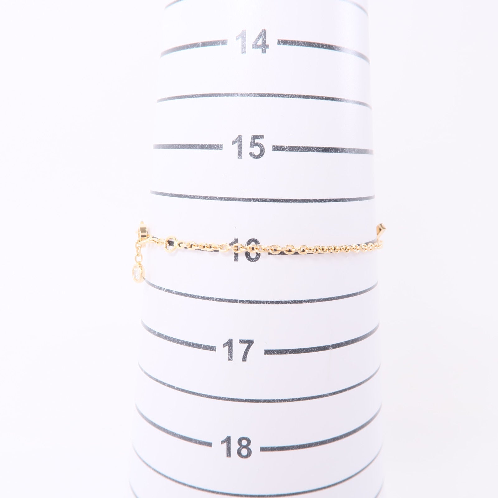 HERMES 18K玫瑰金Finesse Bracelet鑽石手鏈