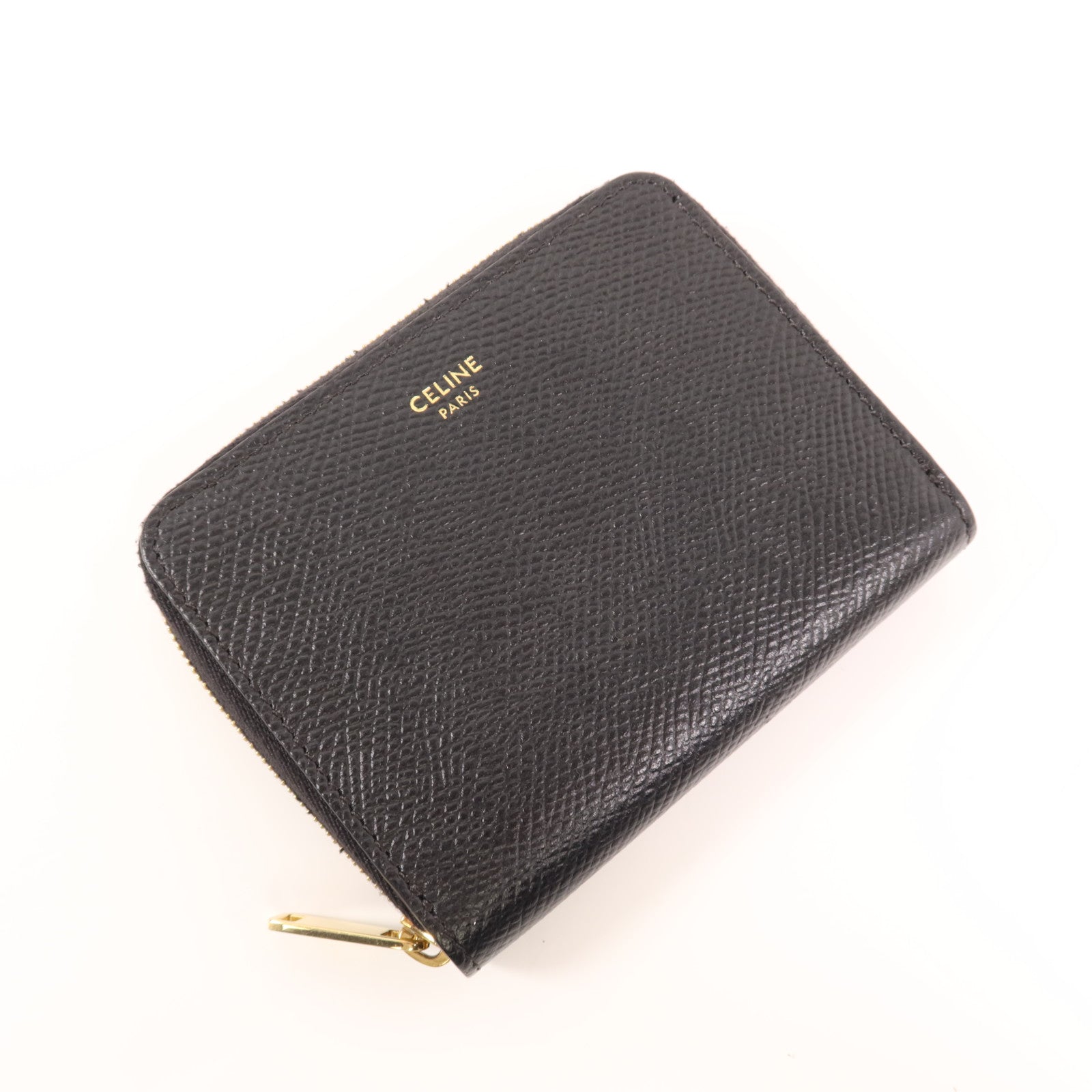 CELINE 牛皮皮革Wallet金扣錢包