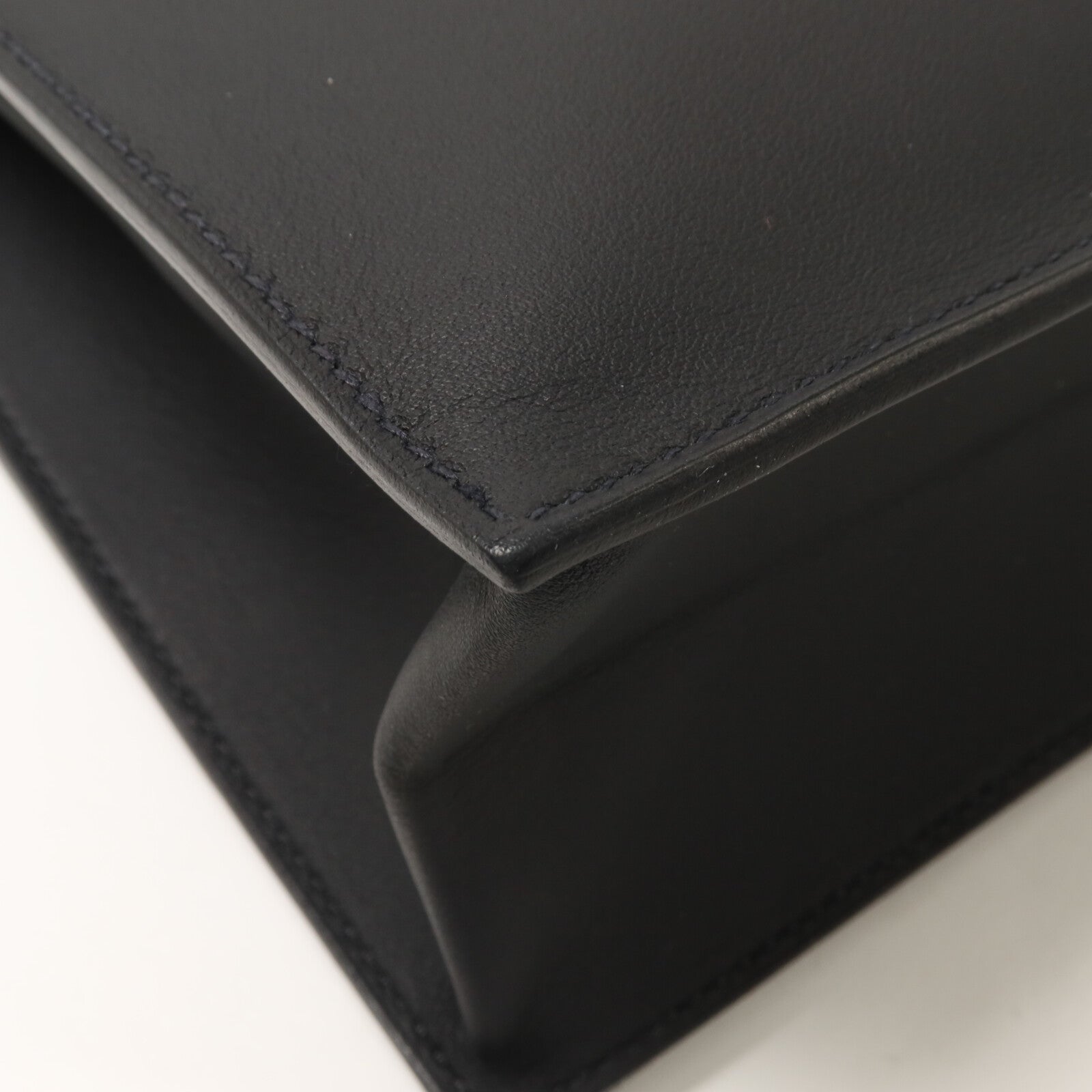 HERMES Volupto皮革Kelly Danse II肩背袋Noir